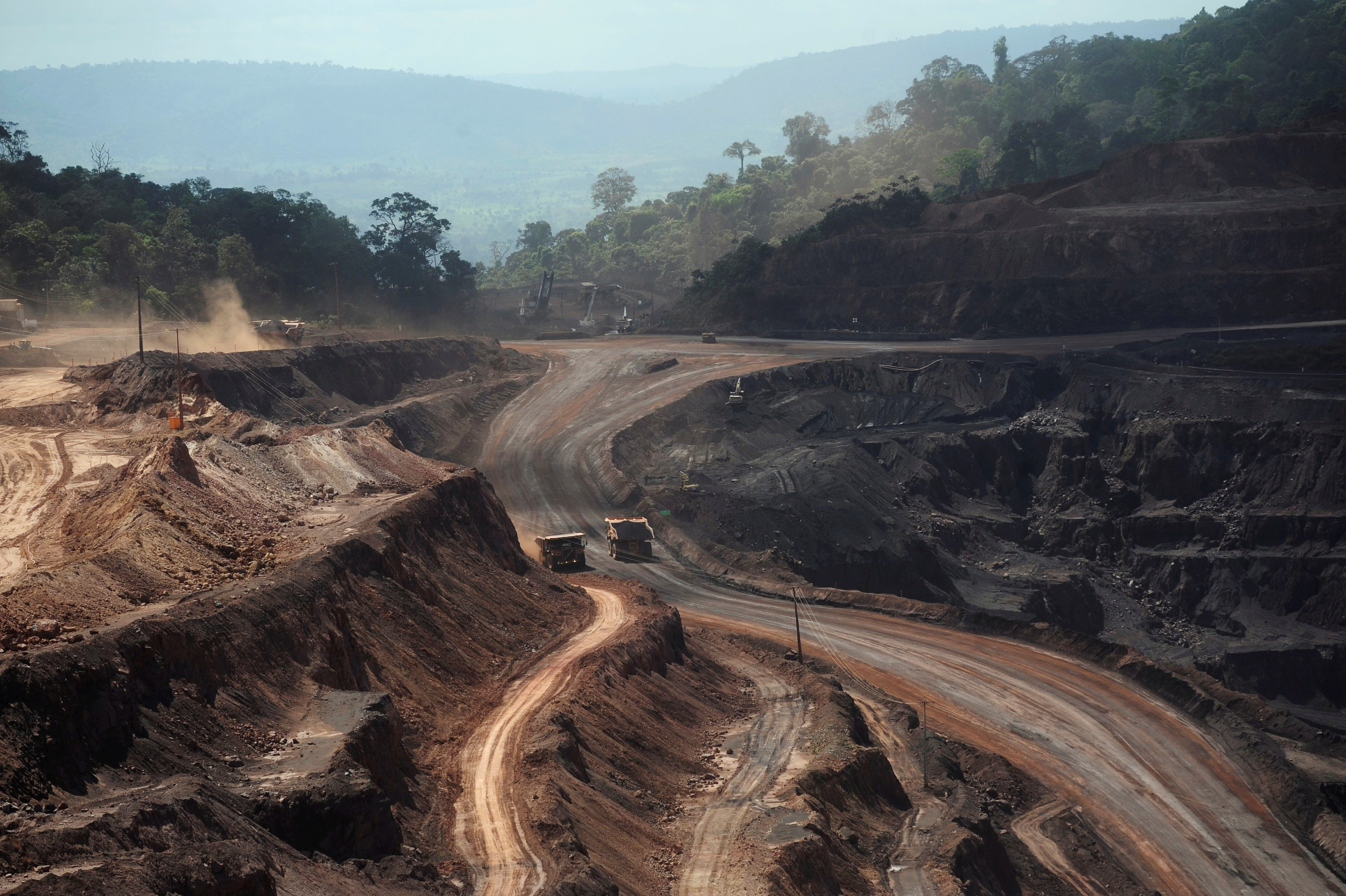 Vale's Ferro Carajas iron ore mine in the Carajas National Forest in Parauapebas as seen in 2012