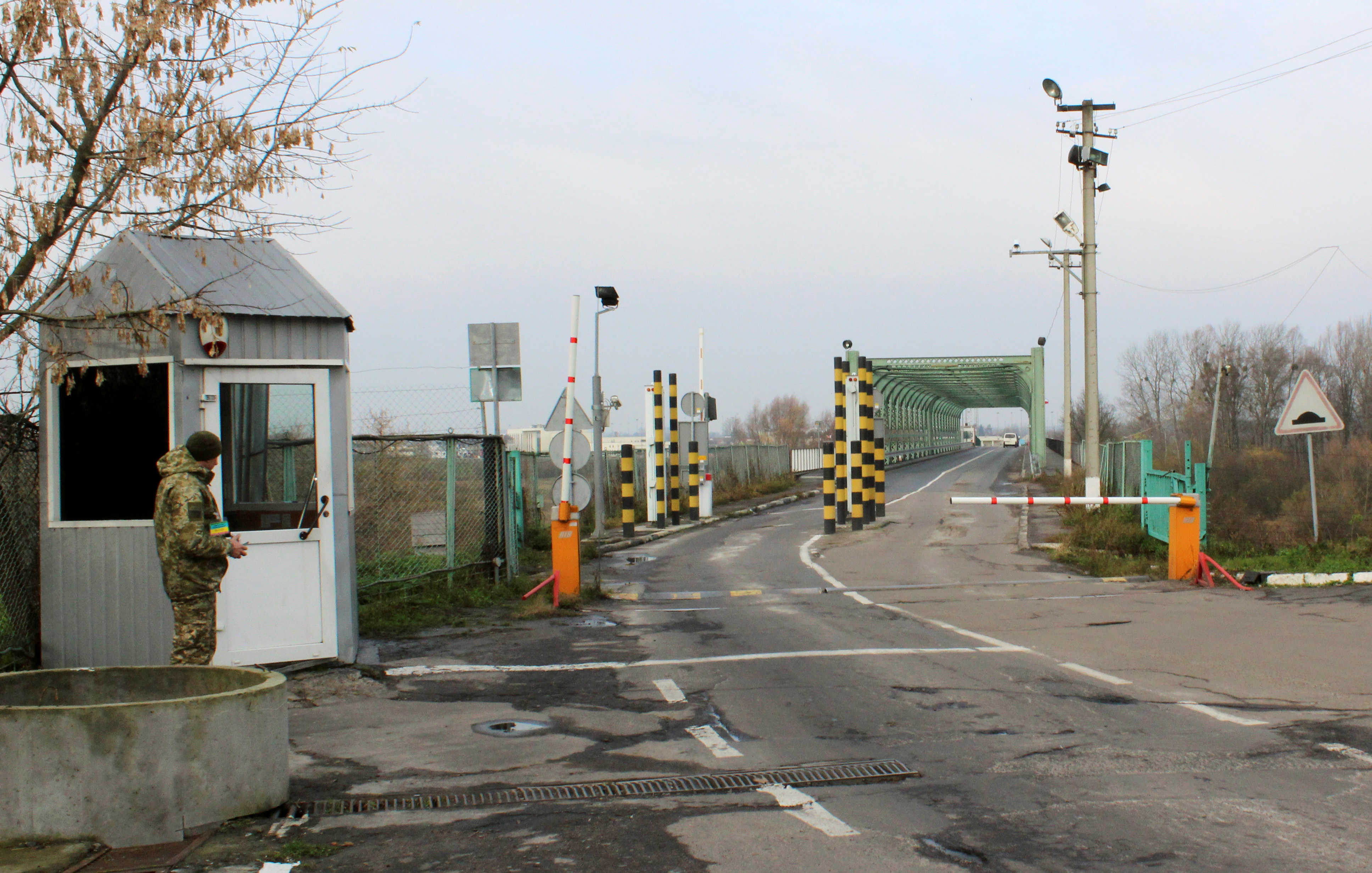 A view shows the checkpoint Ustilug