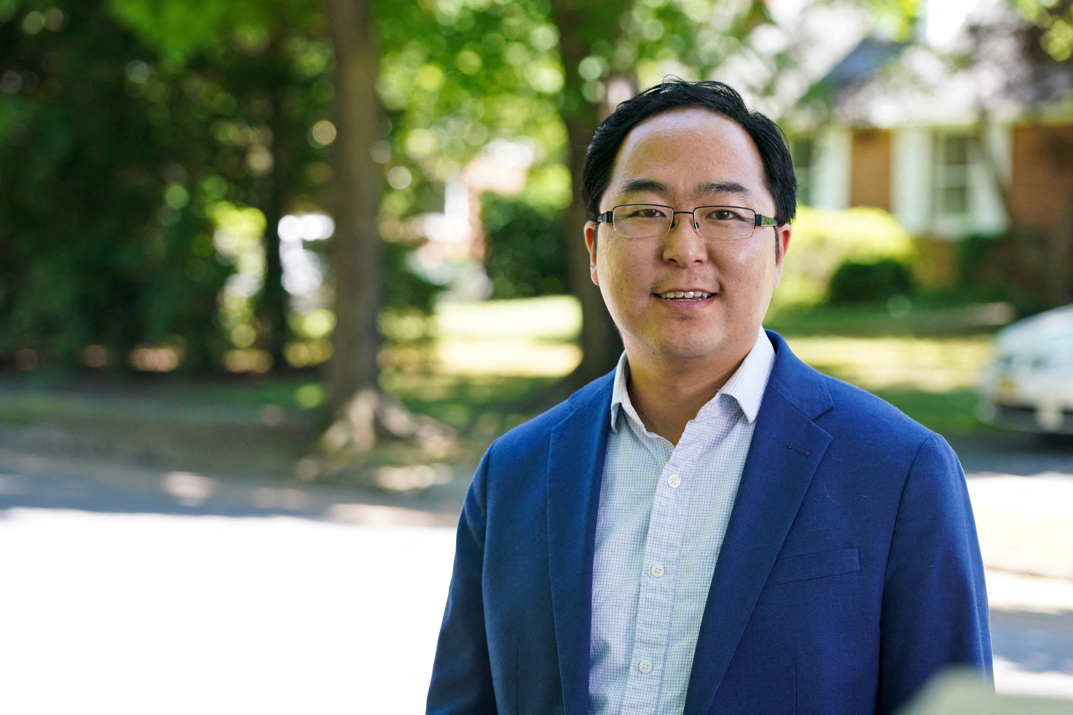 Democratic candidate for the U.S. House of Representatives Andrew Kim of New Jersey