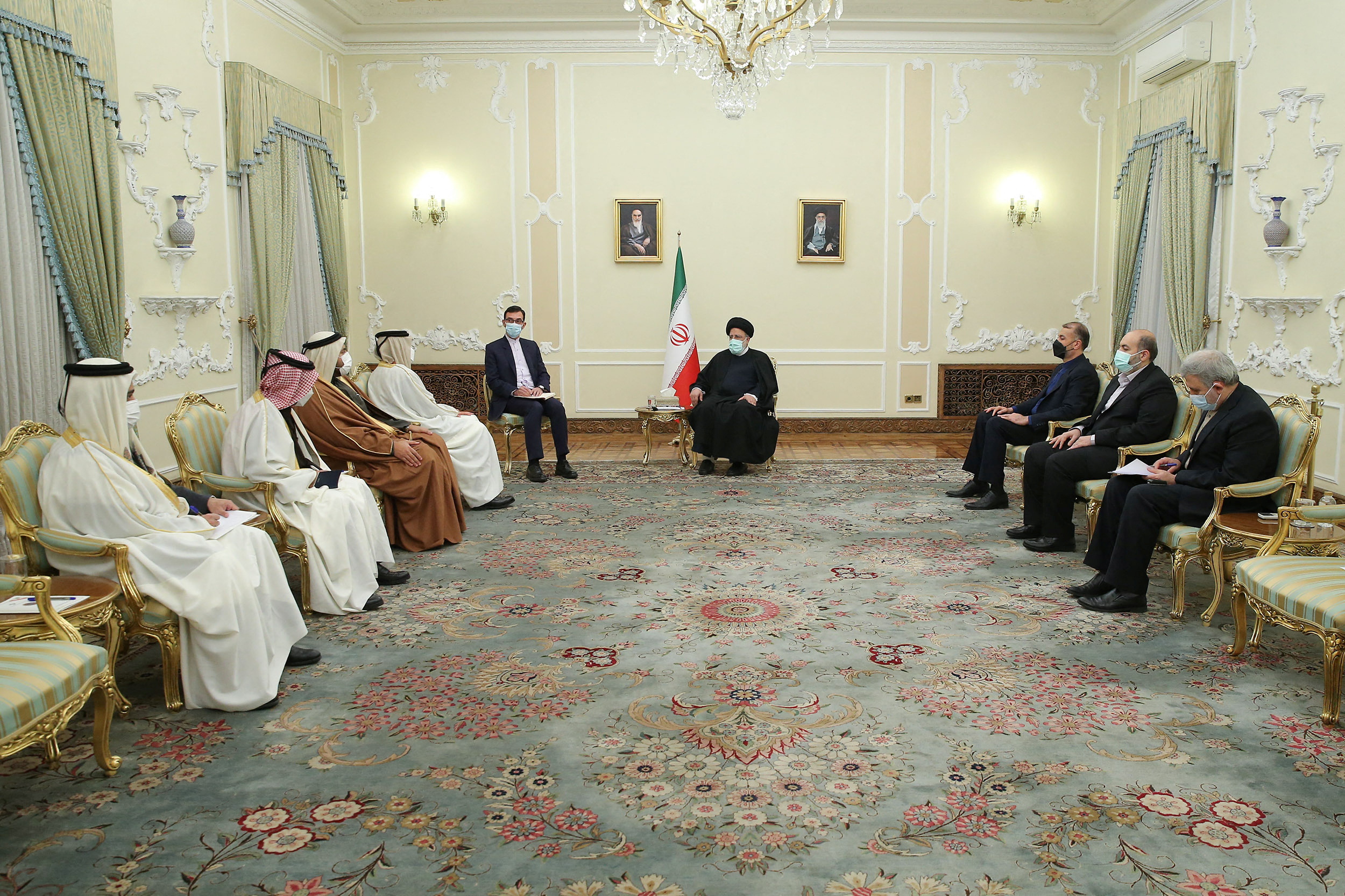 Iranian President Raisi meets with Qatar's FM in Tehran