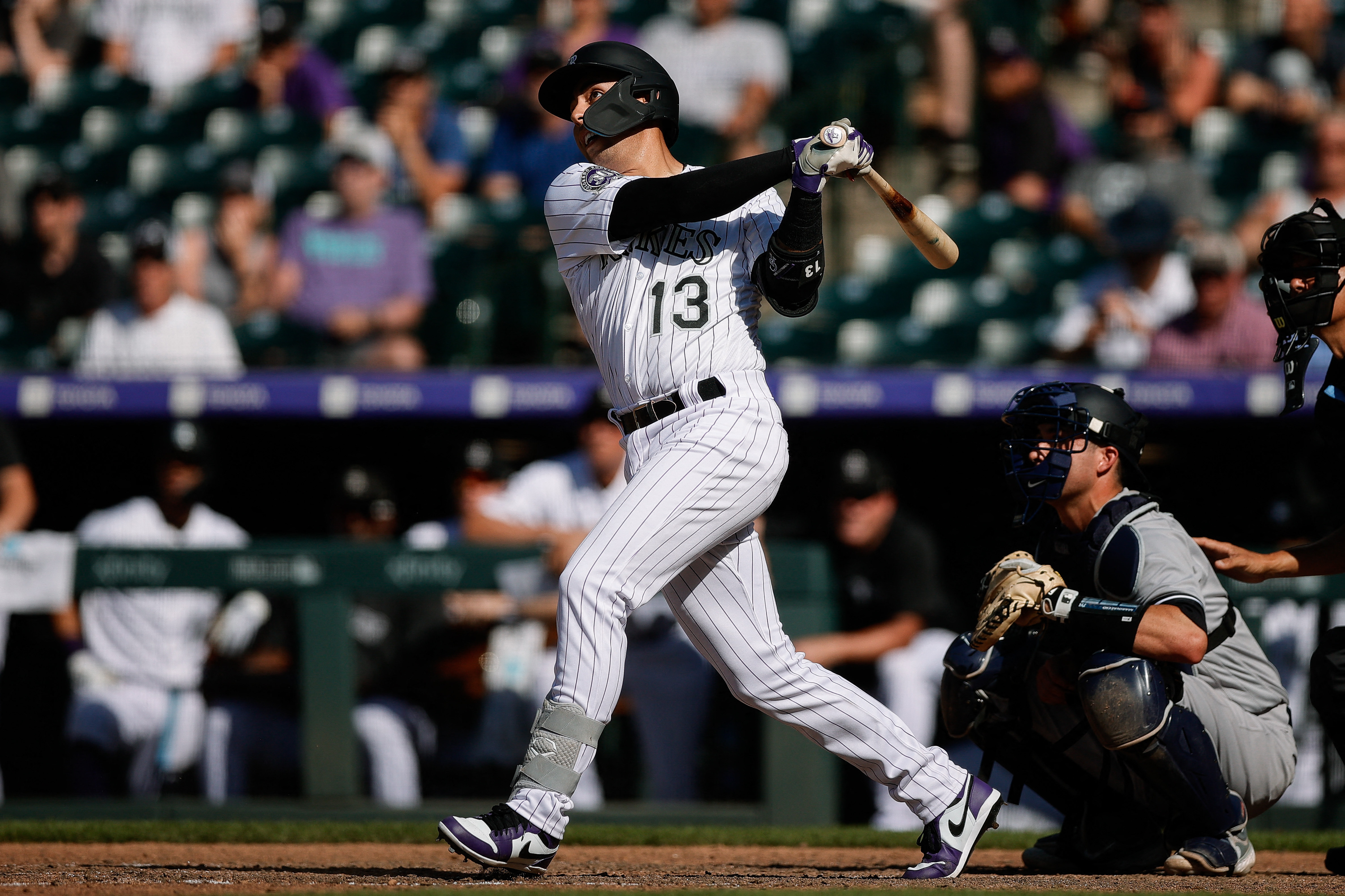 Colorado Rockies Trevor Story Game-Used Jersey - Story Hits 20th and 21st  Home Run