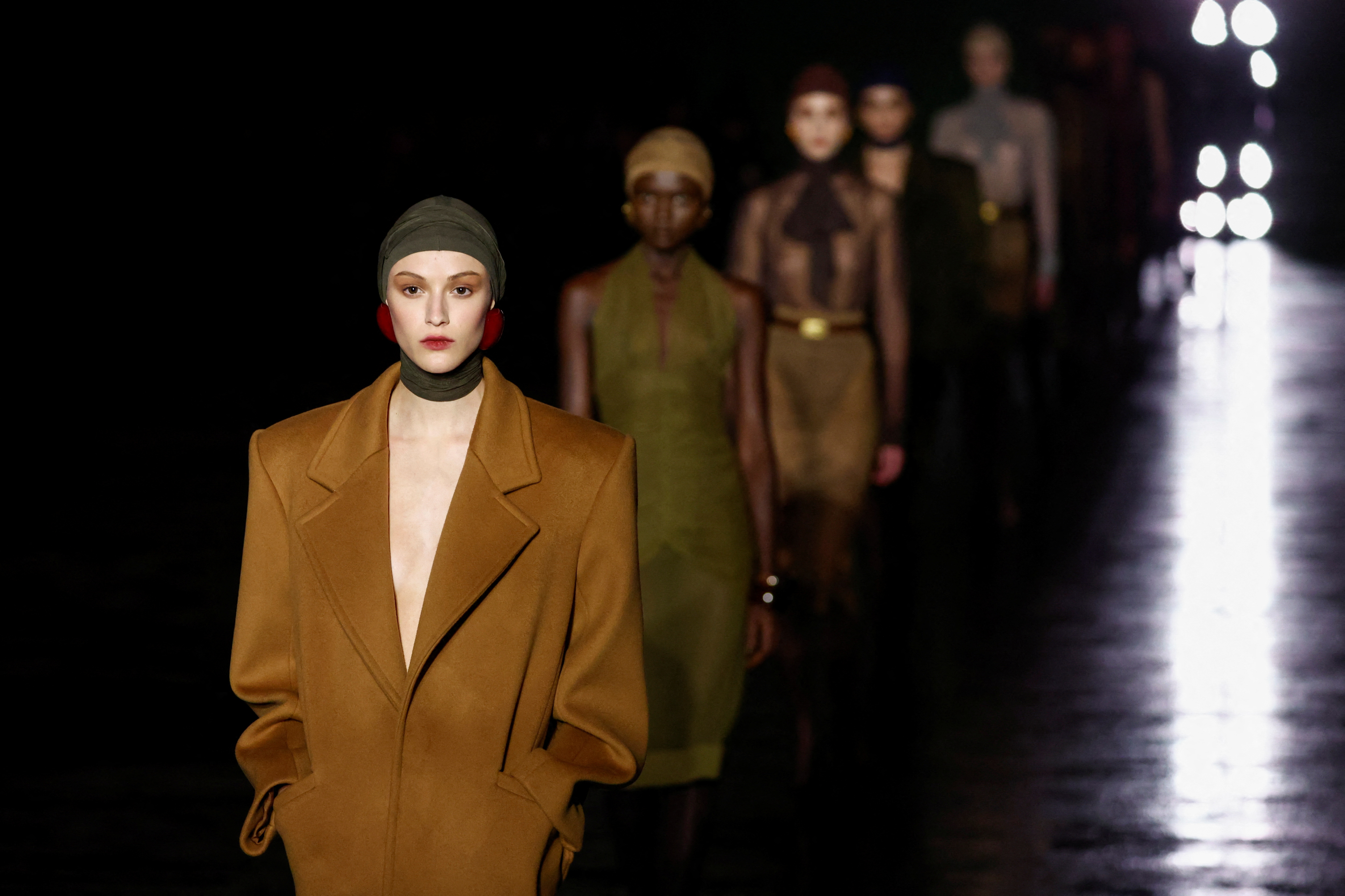 Saint Laurent Fall-Winter 2024/2025 collection at Paris Fashion Week