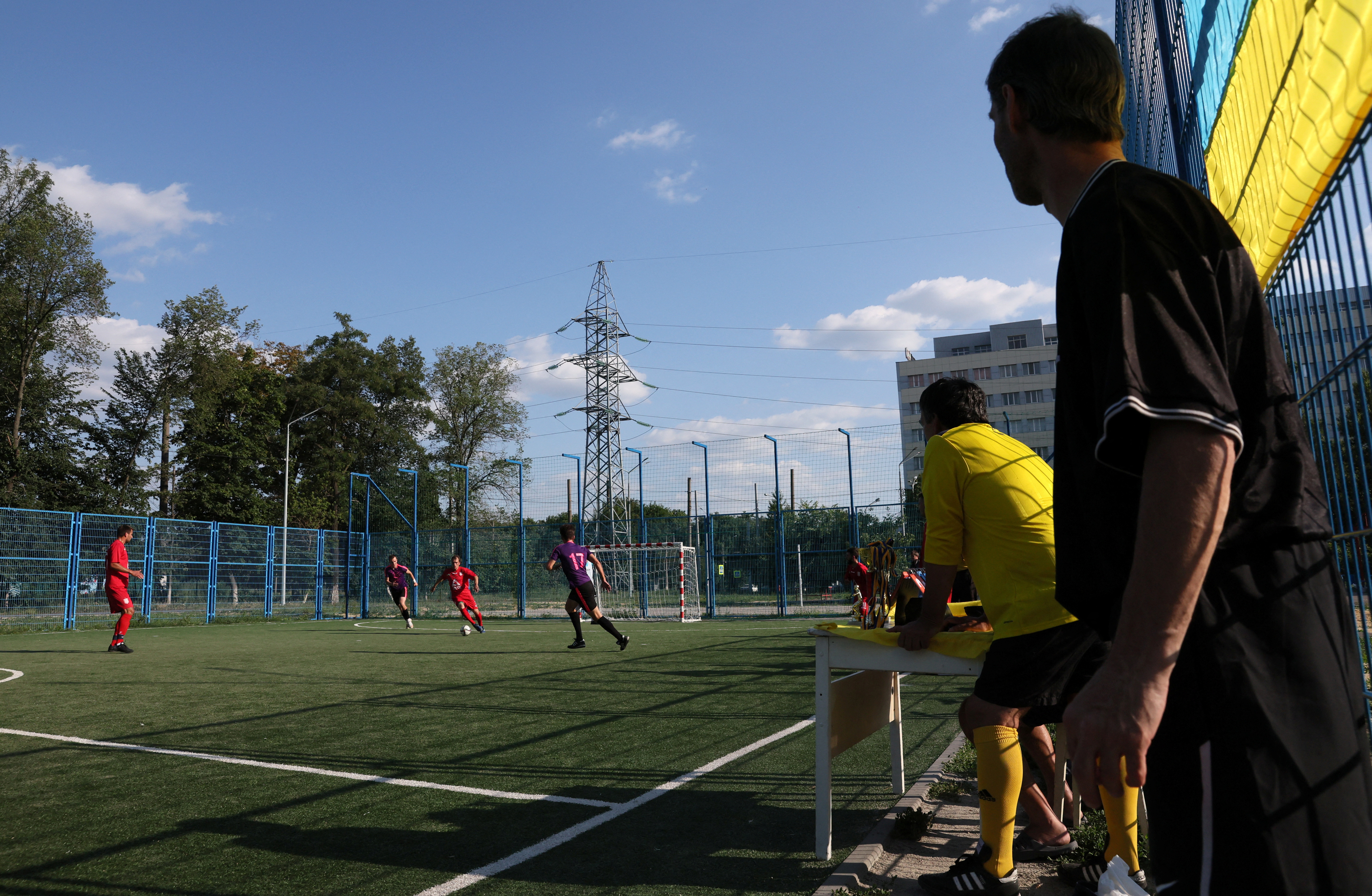Soccer tournament to honor Andrey Doroshev, a beloved children’s soccer coach, who was killed in a shelling attack last week, in Kharkiv