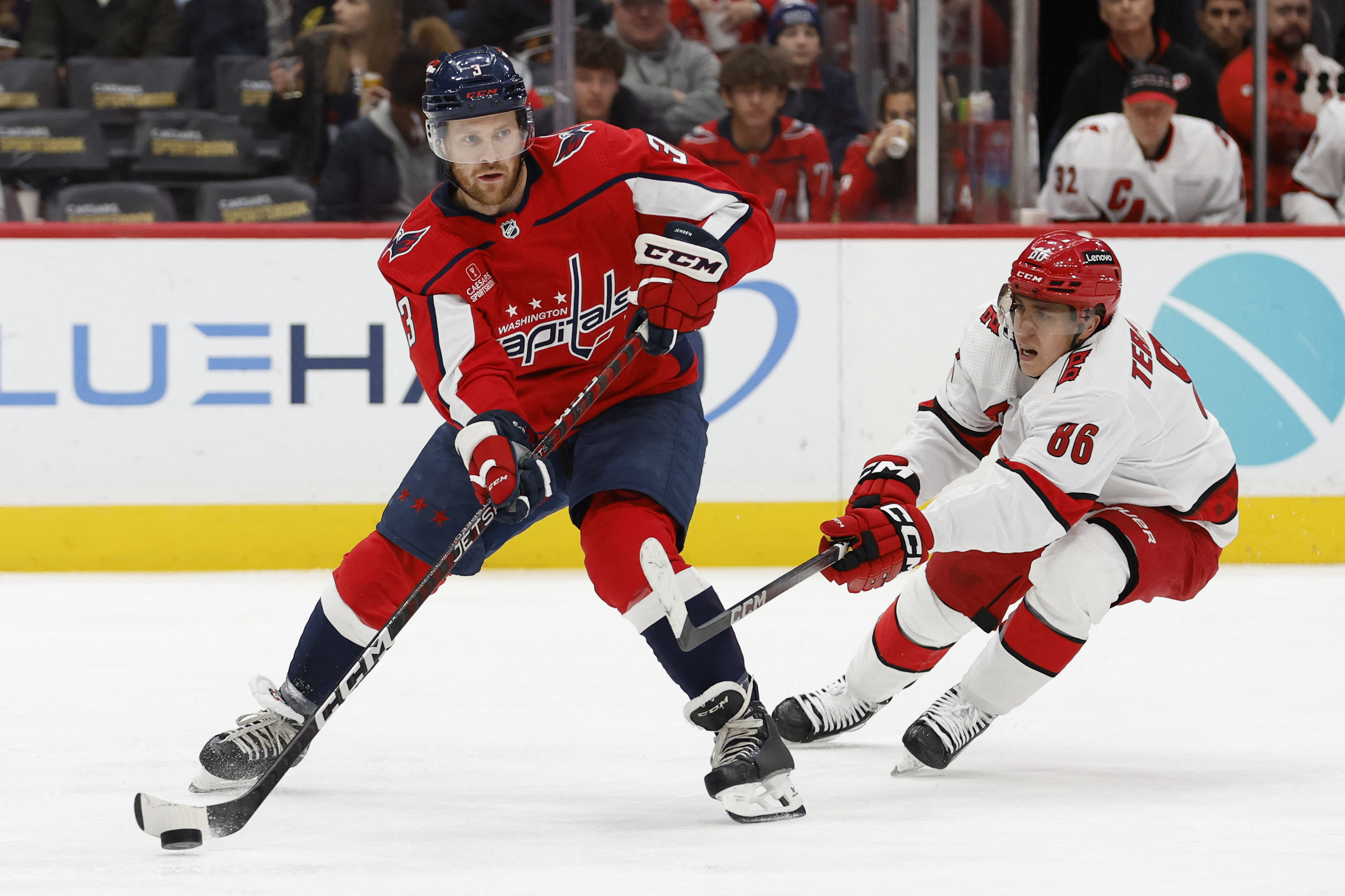 Hurricanes pile on Capitals in third period for fifth straight win ...