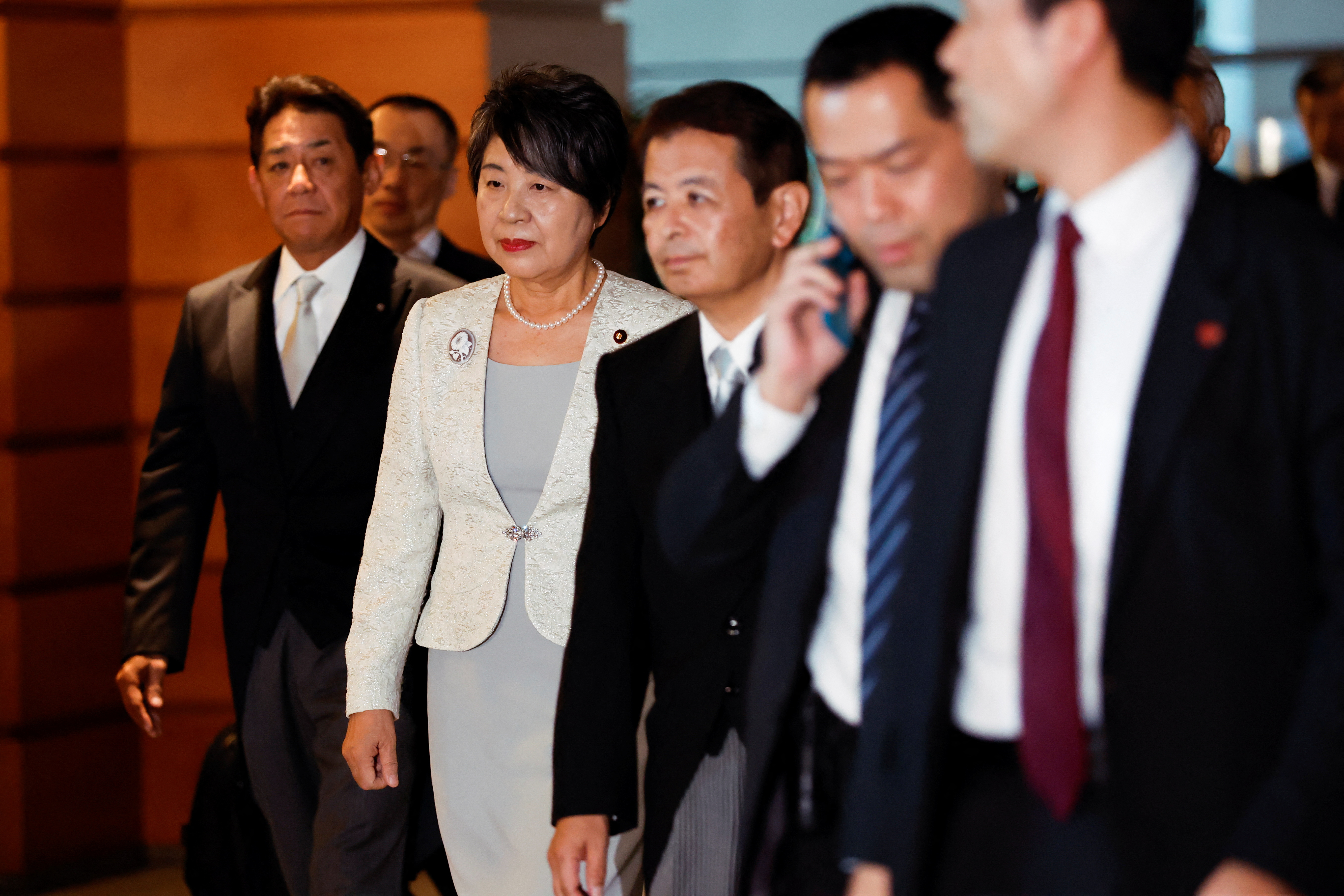 Japan has five women in new government line-up but still misses G7 average Reuters picture pic