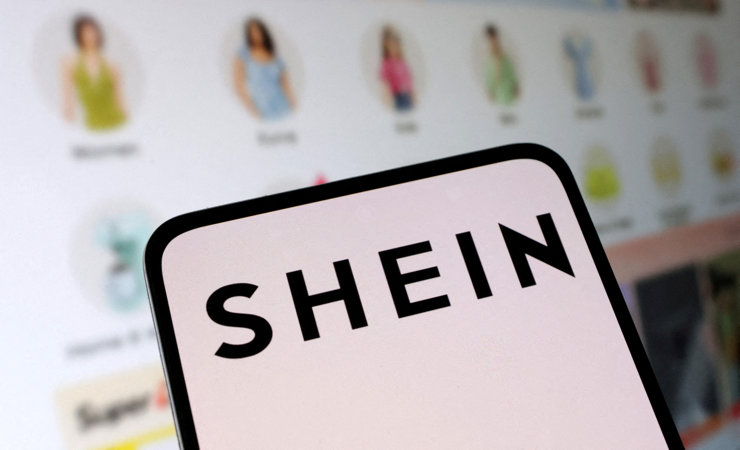 Illustration shows Shein logo