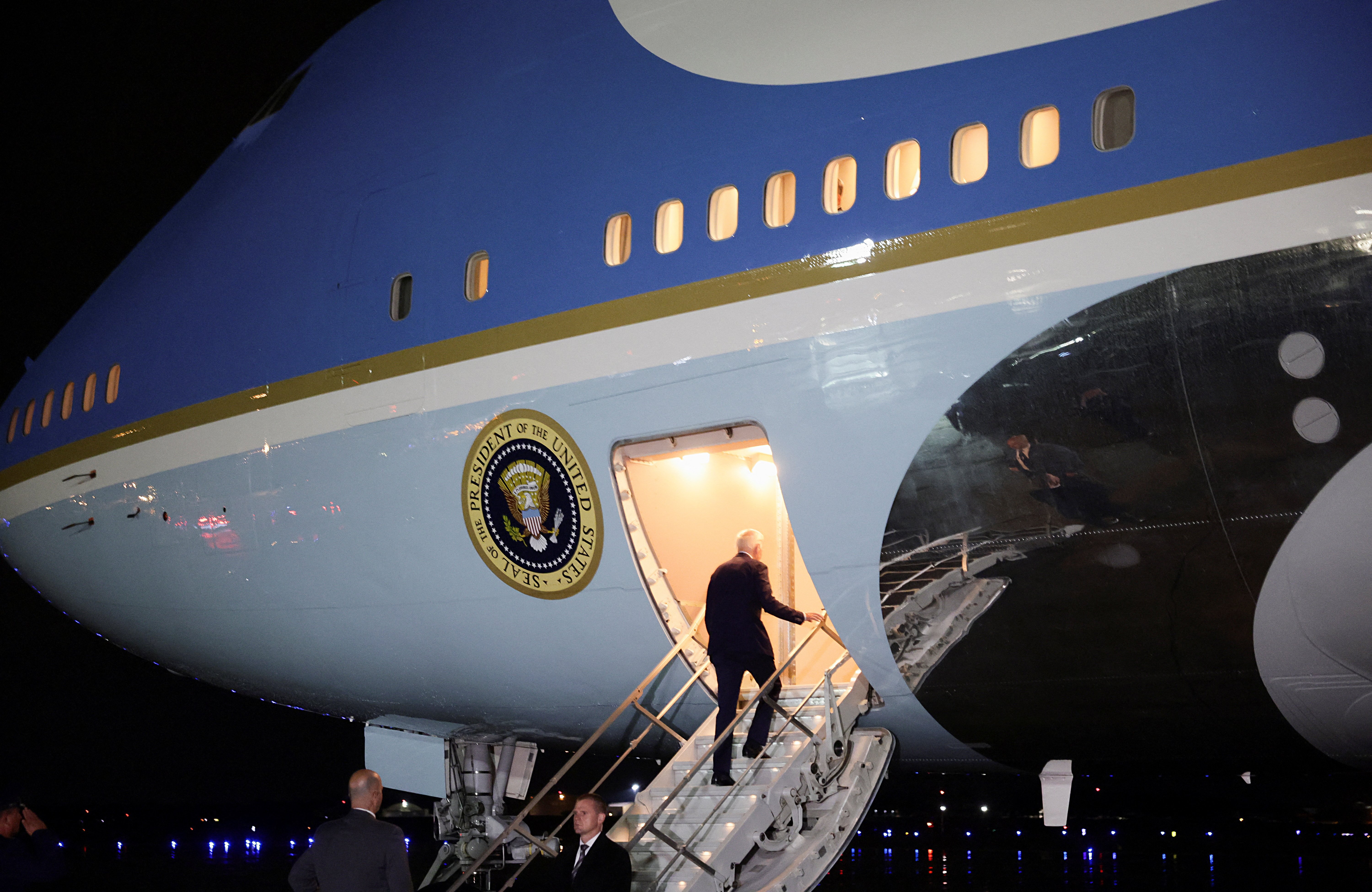 U.S. President Joe Biden departs for his first trip as President to the Middle East, at Joint Base Andrews