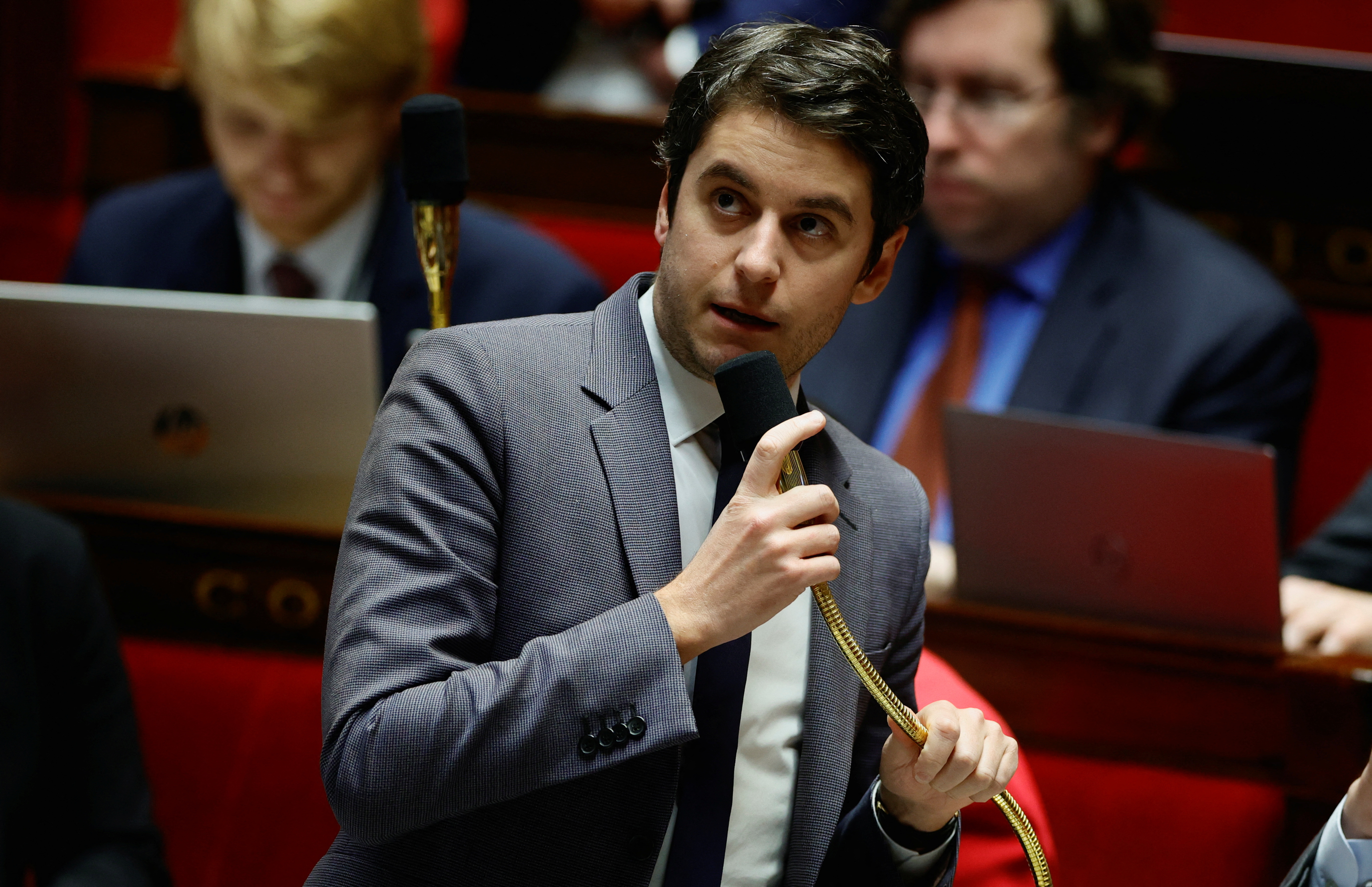 MPs debate French government's pension reform plan at the National Assembly in Paris