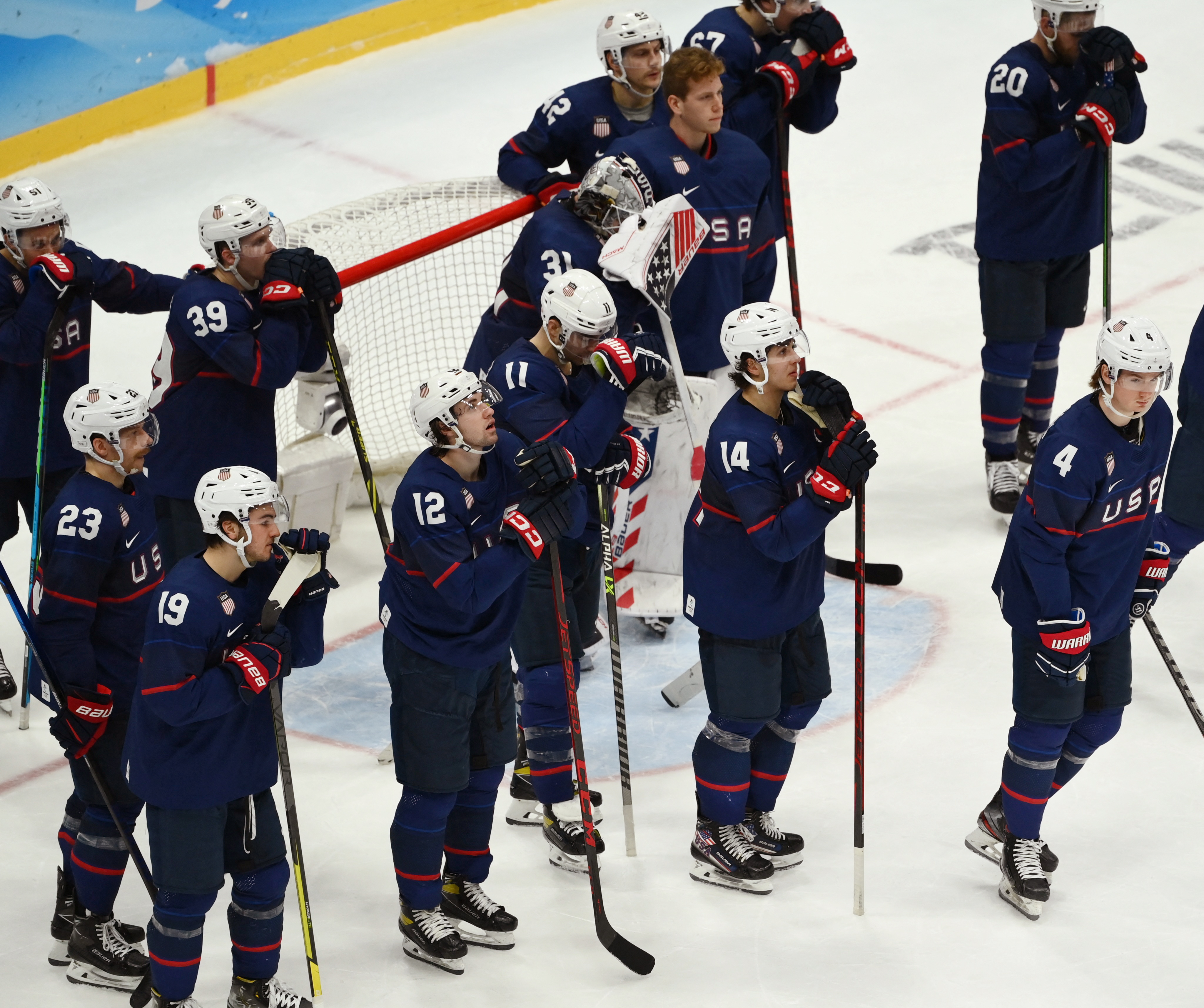 US men's hockey misses golden opportunity at Olympic medal vs