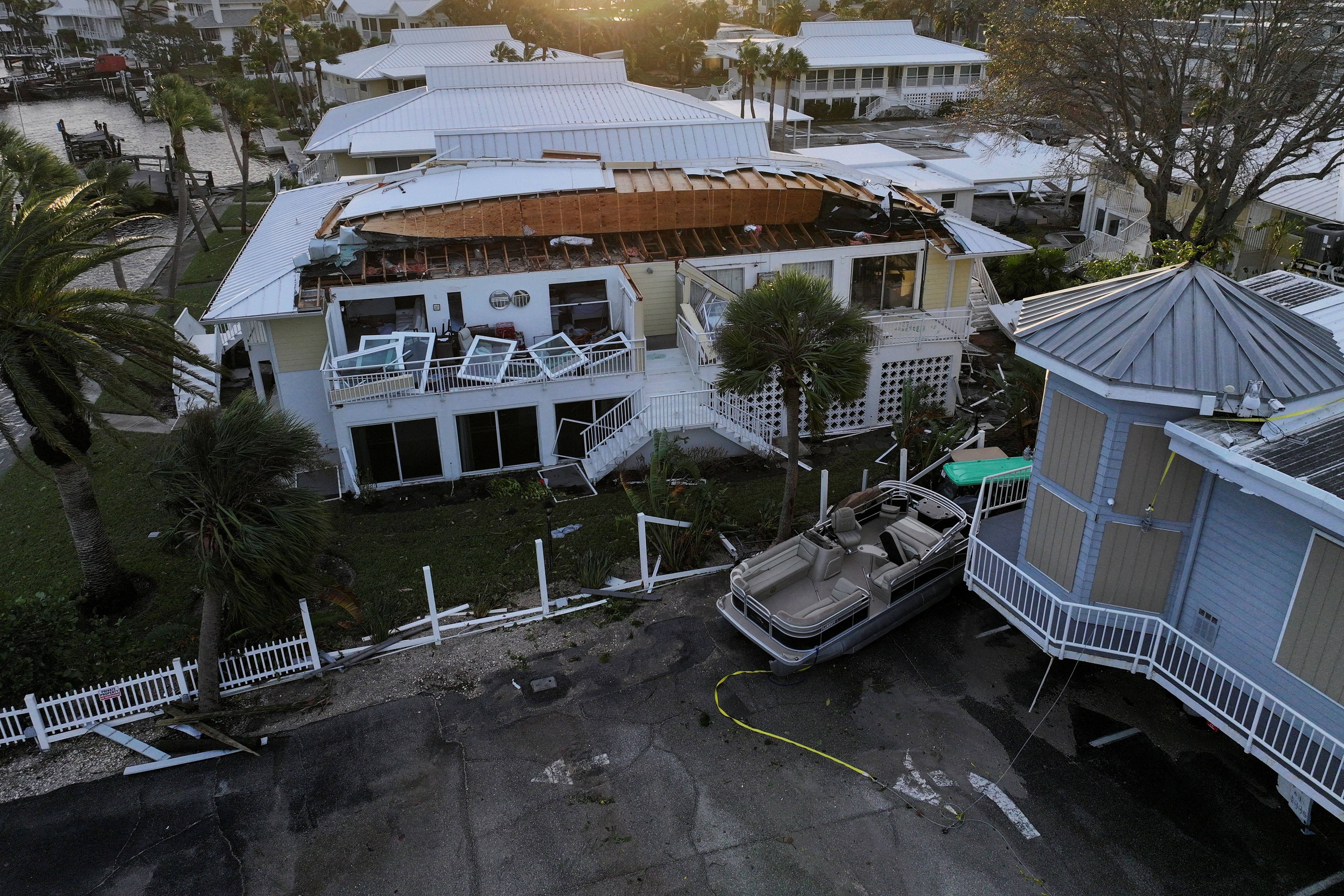 Scenes from Florida in the aftermath of Hurricane Milton - October 14 ...