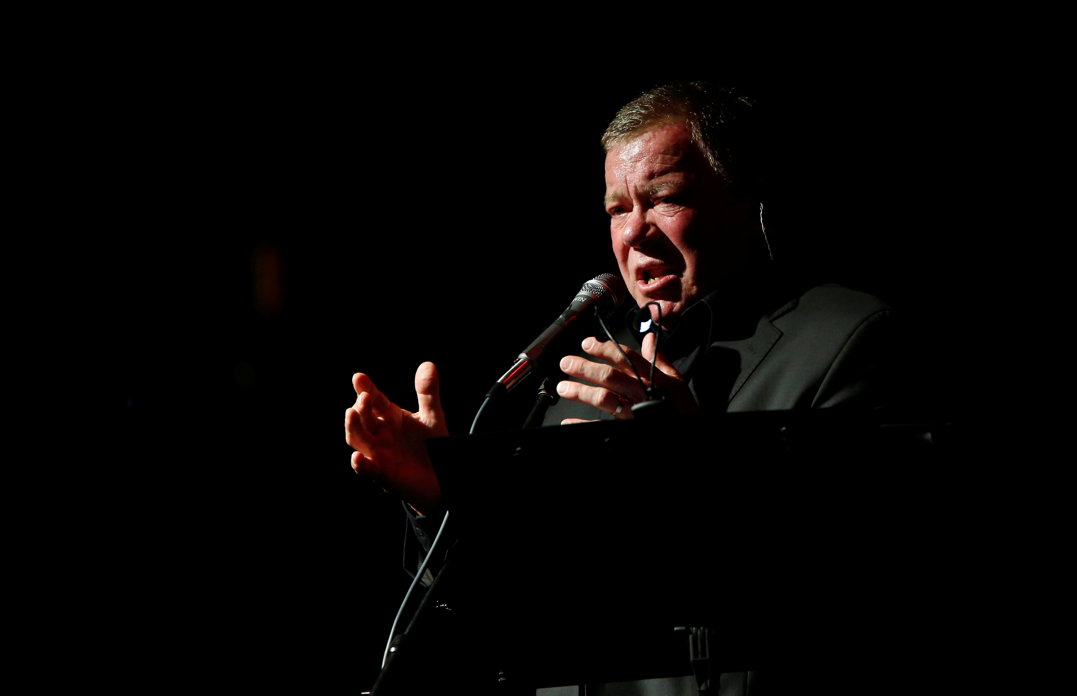 Actor Shatner performs at The Canyon Club in Agoura