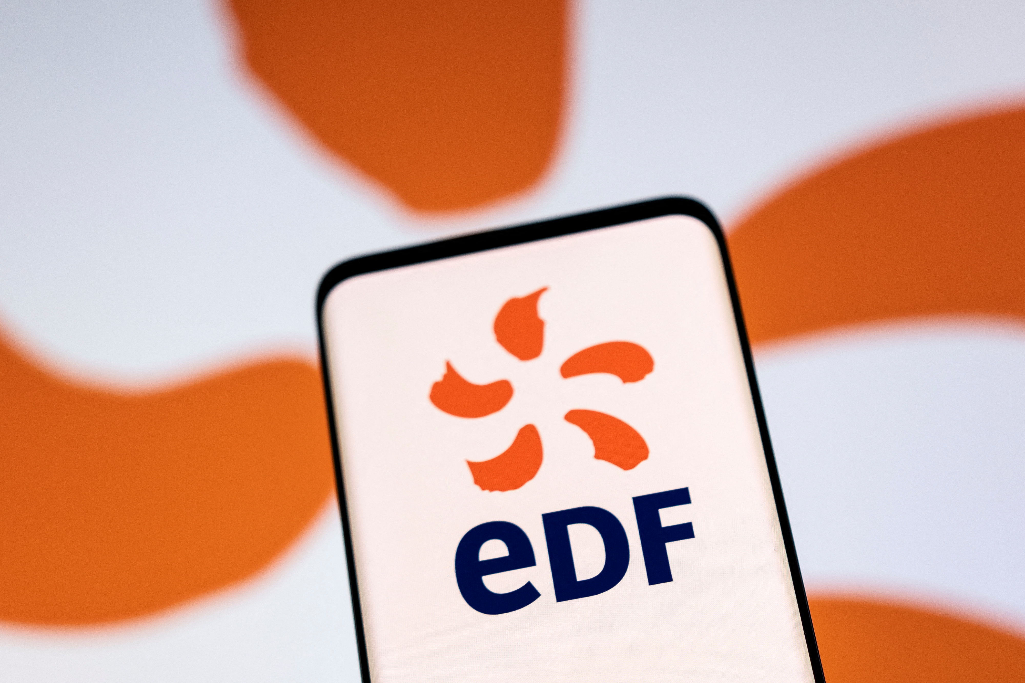 Illustration shows EDF logo