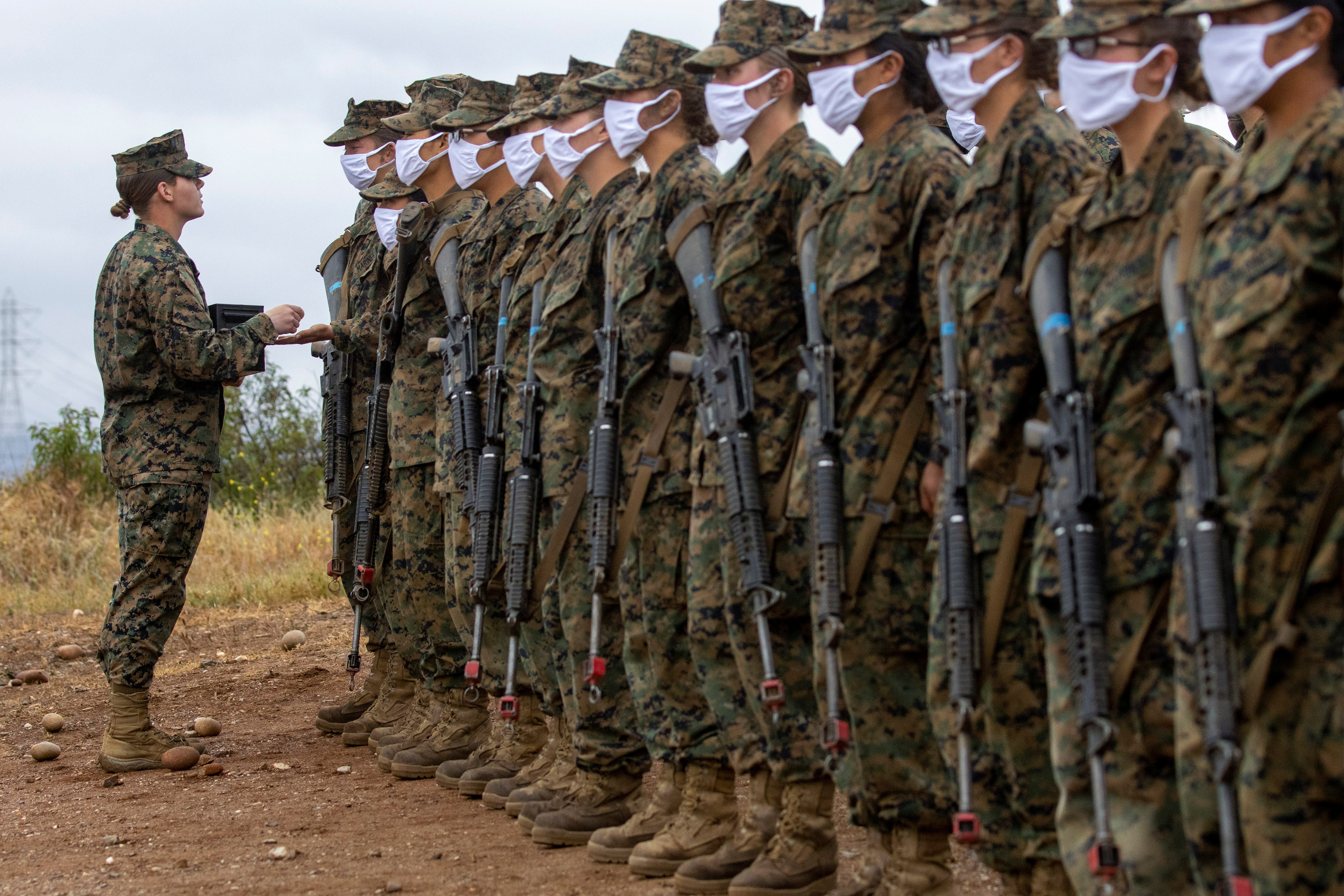 The women of Lima Company are breaking a barrier in the U.S. Marine Corps becoming Marines ever trained at Camp Pendleton.