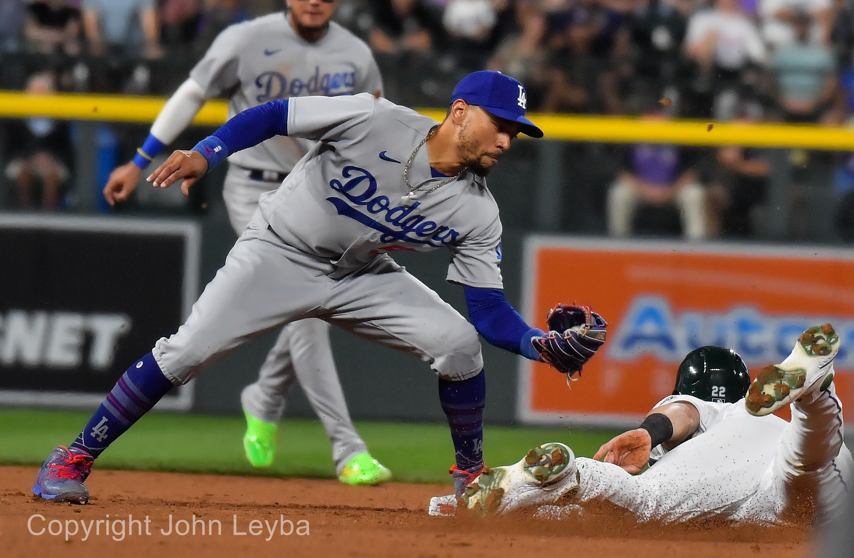 James Outman's offense blasts Dodgers past Rockies