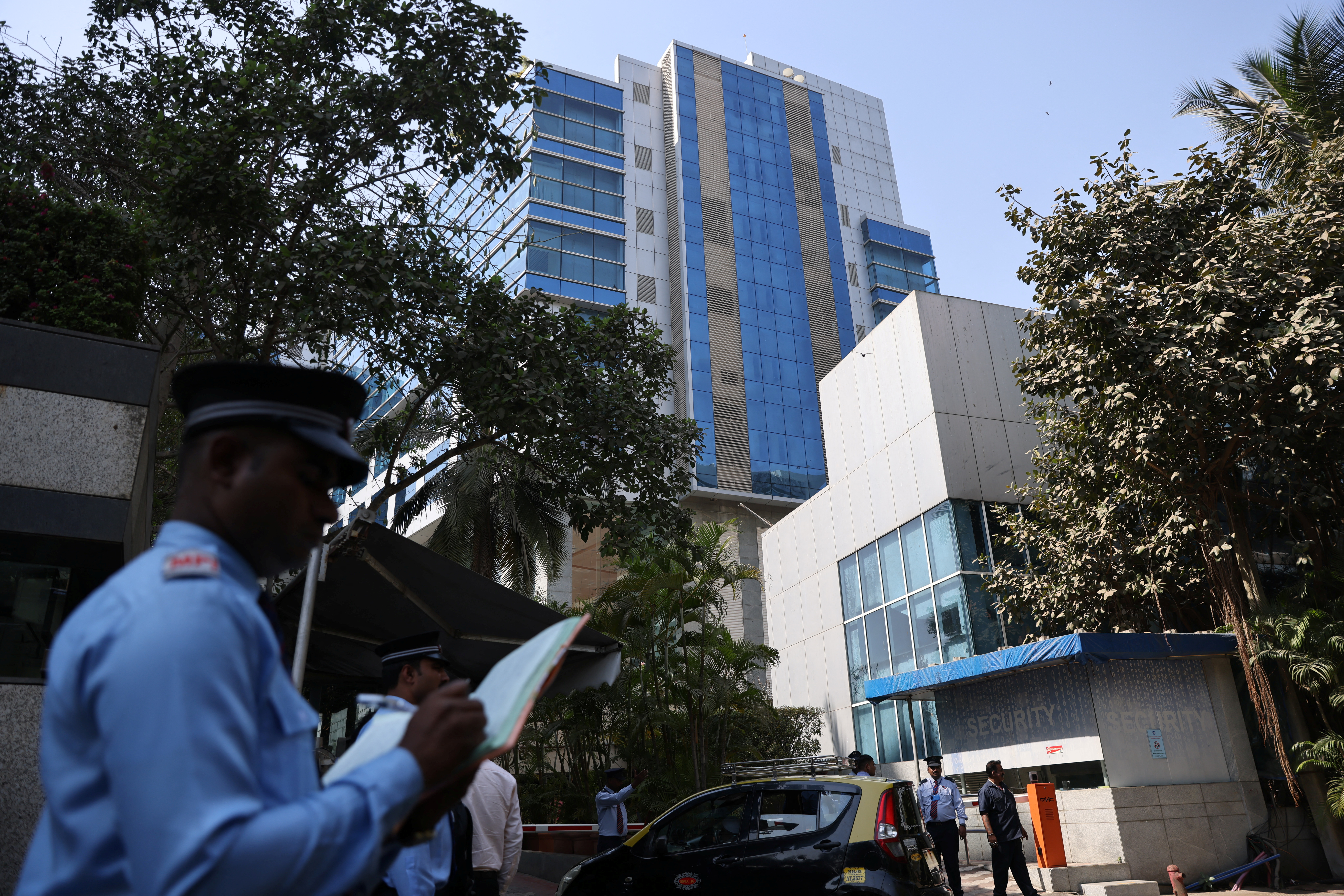 Income tax officials conduct a search at BBC office in Mumbai