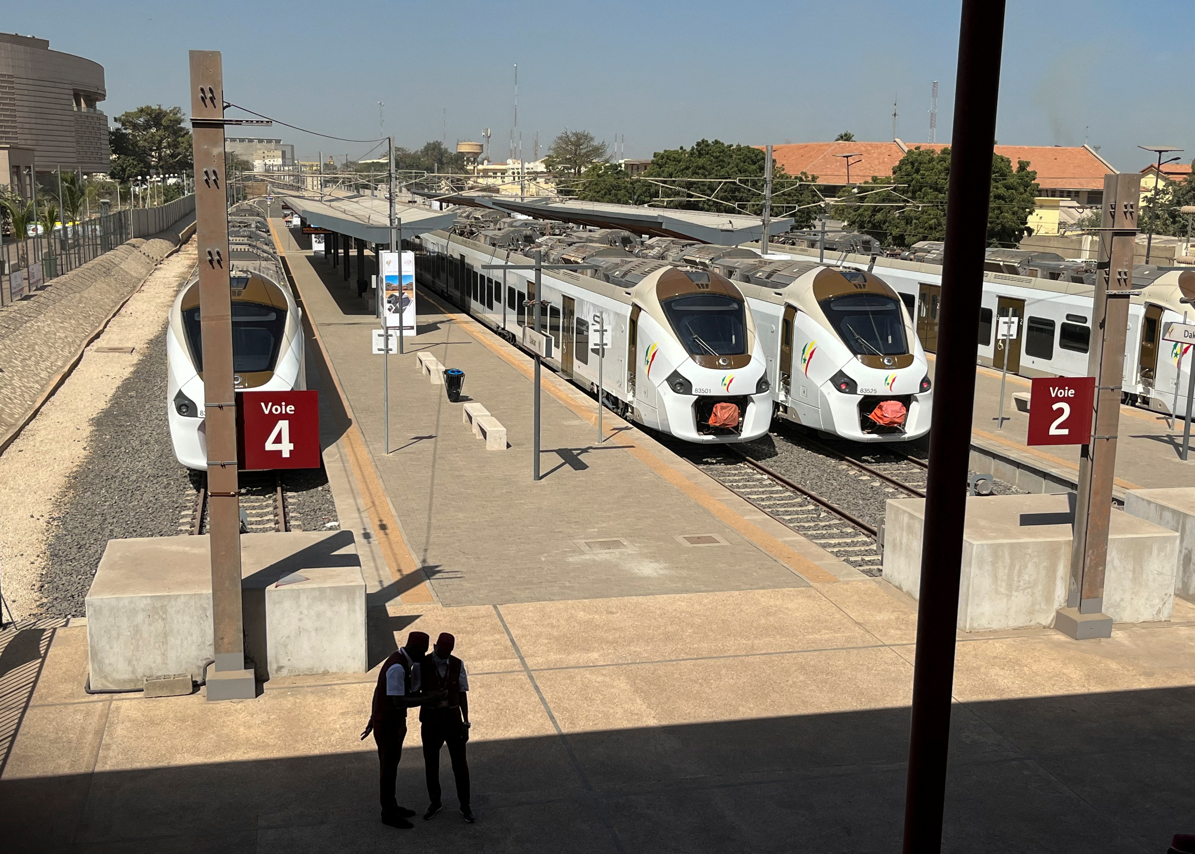 Senegal's new commuter train makes first journey from capital Dakar