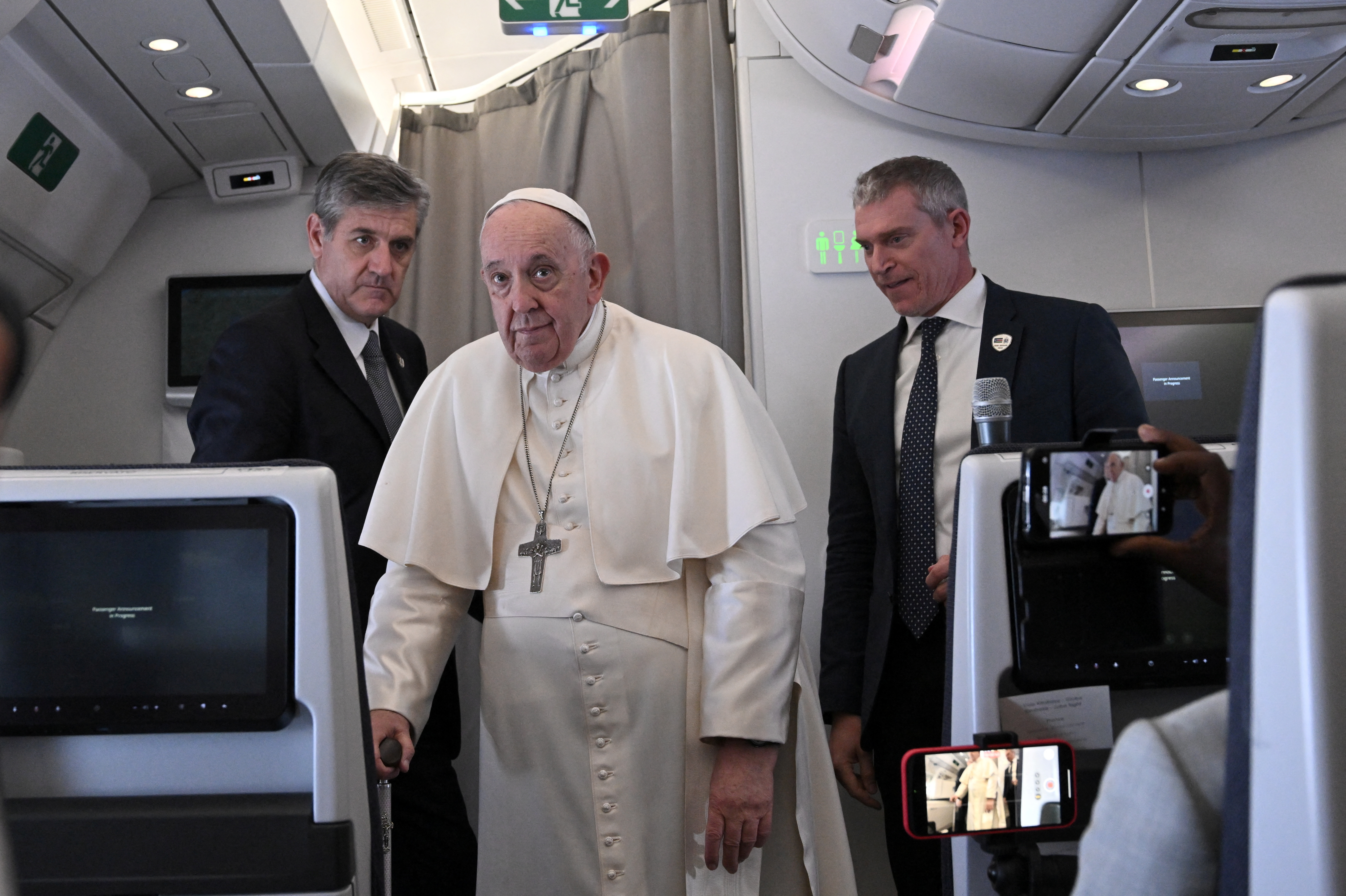 Pope Francis returns from his visit to Democratic Republic of Congo and South Sudan