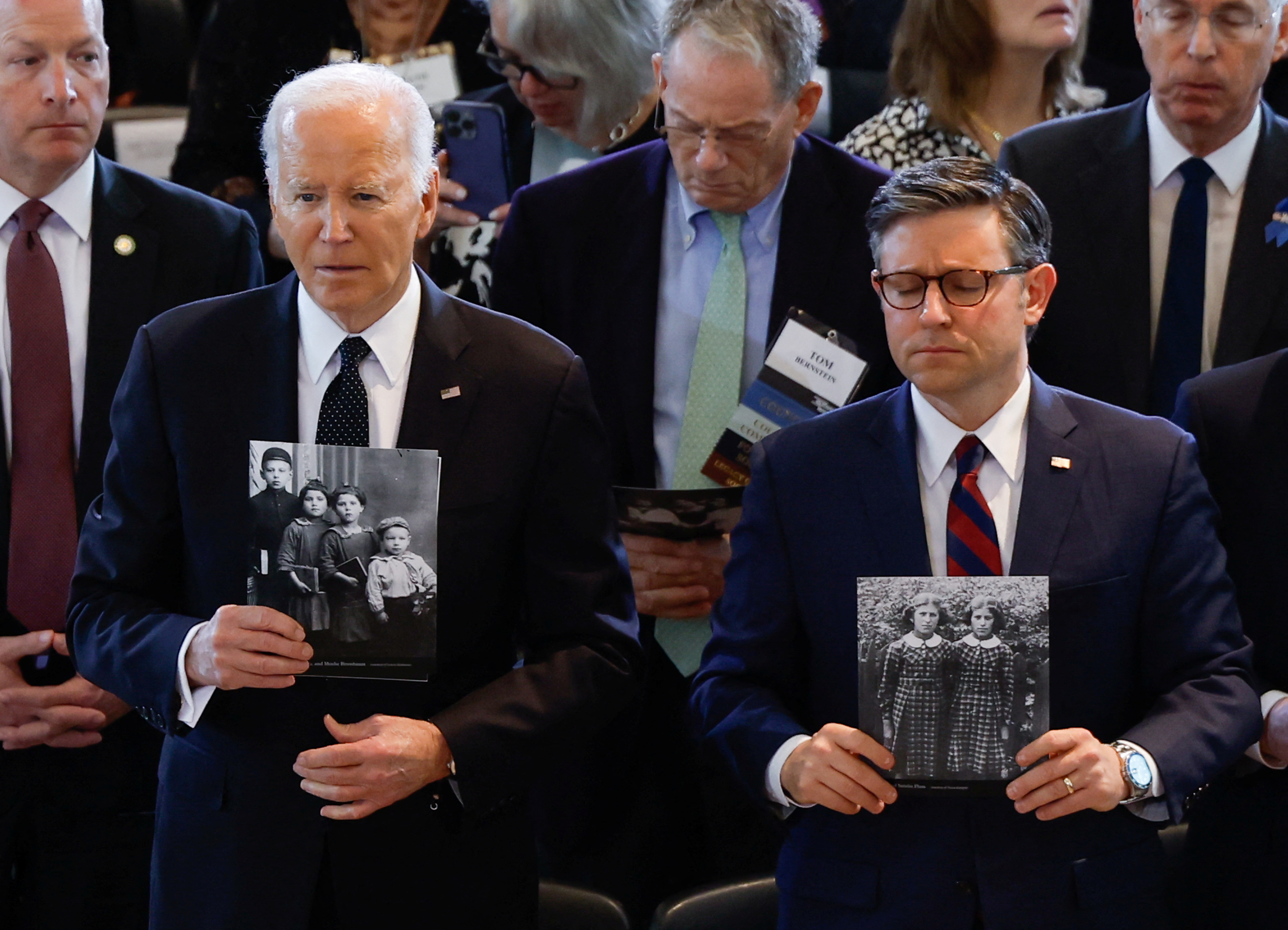 U.S. President Biden addresses at the U.S. Holocaust Memorial Museum's Annual Days of Remembrance ceremony, in Washington
