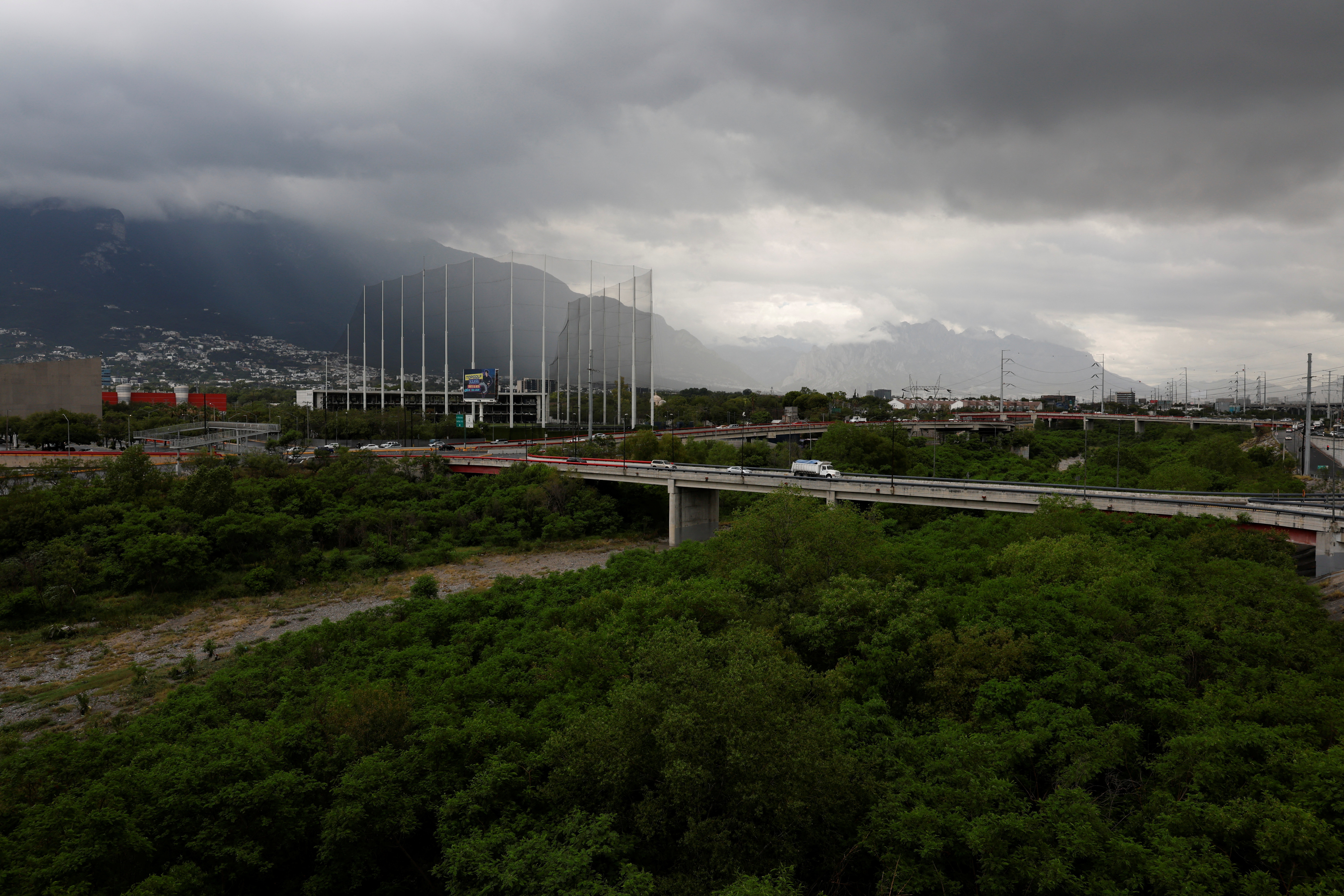 Tropical storm Alberto causes rainfall in Monterrey