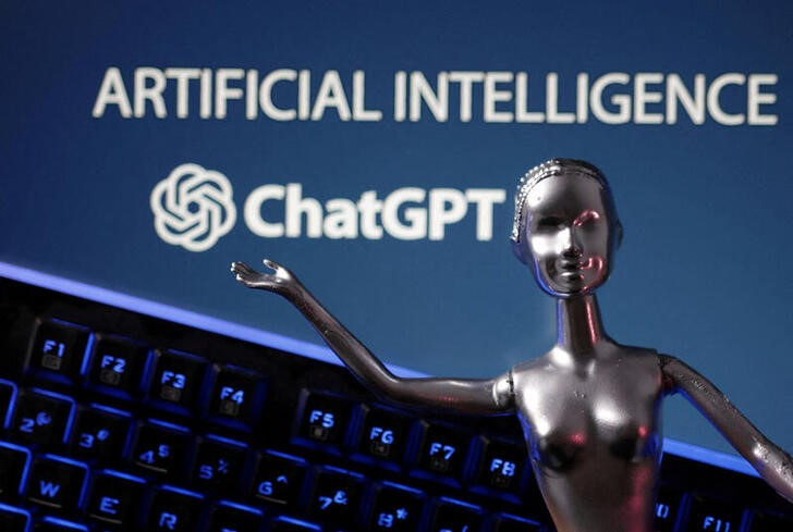 The image shows the ChatGPT logo and AI Artificial Intelligence words