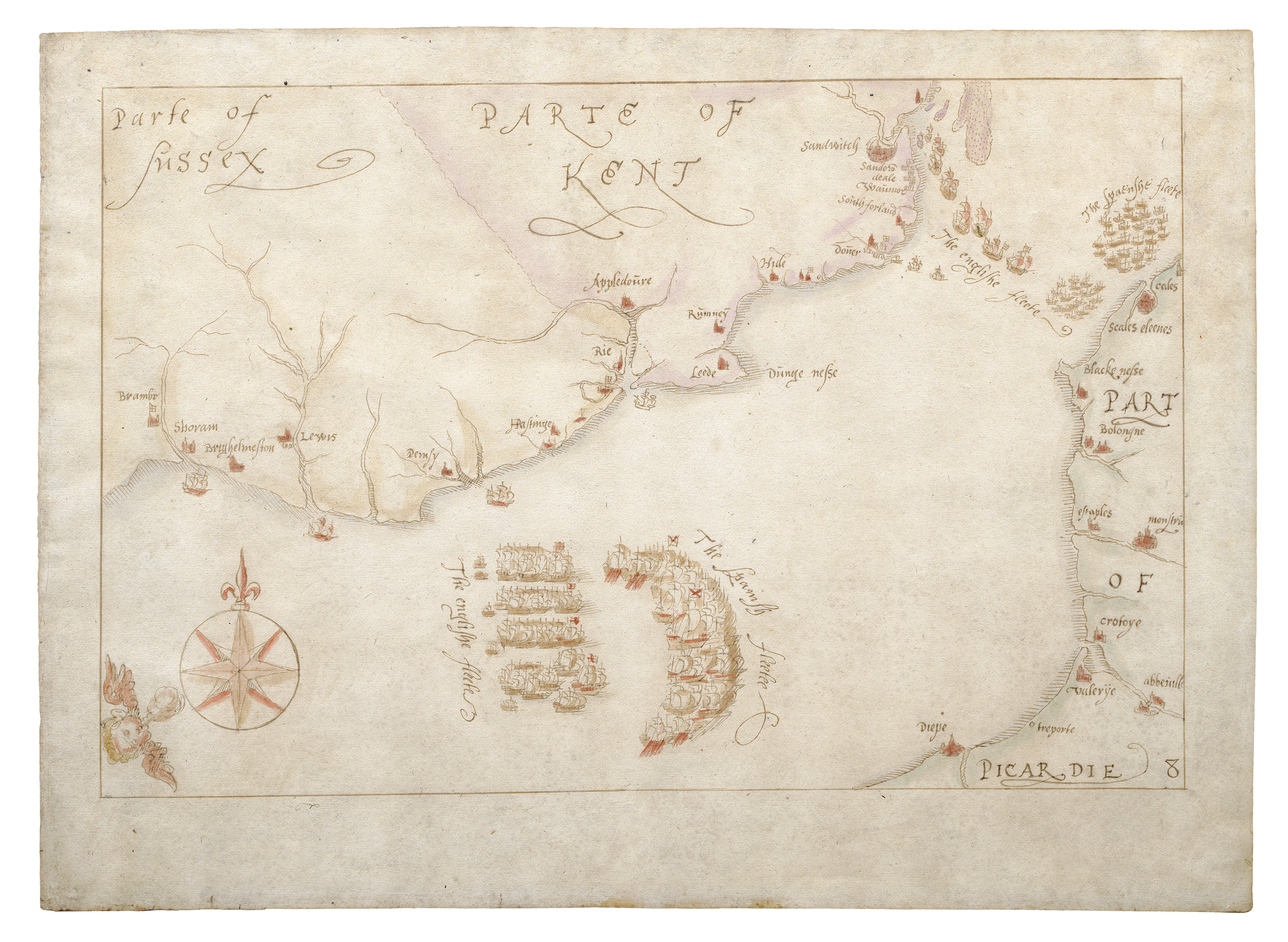 Museum buys rare hand drawn maps of Spanish Armada to keep them in