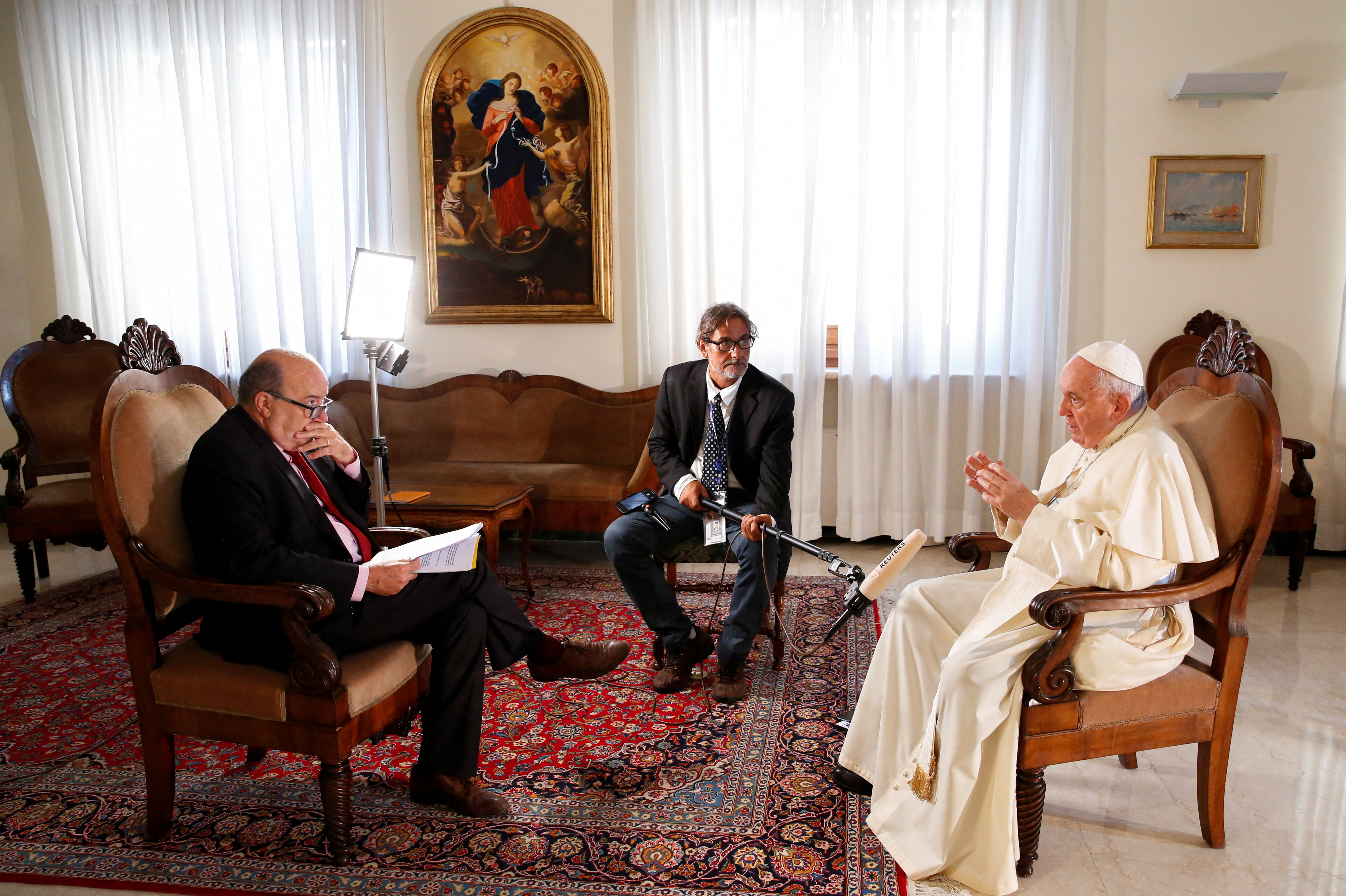 Entrevista exclusiva de Reuters con el Papa Francisco en el Vaticano