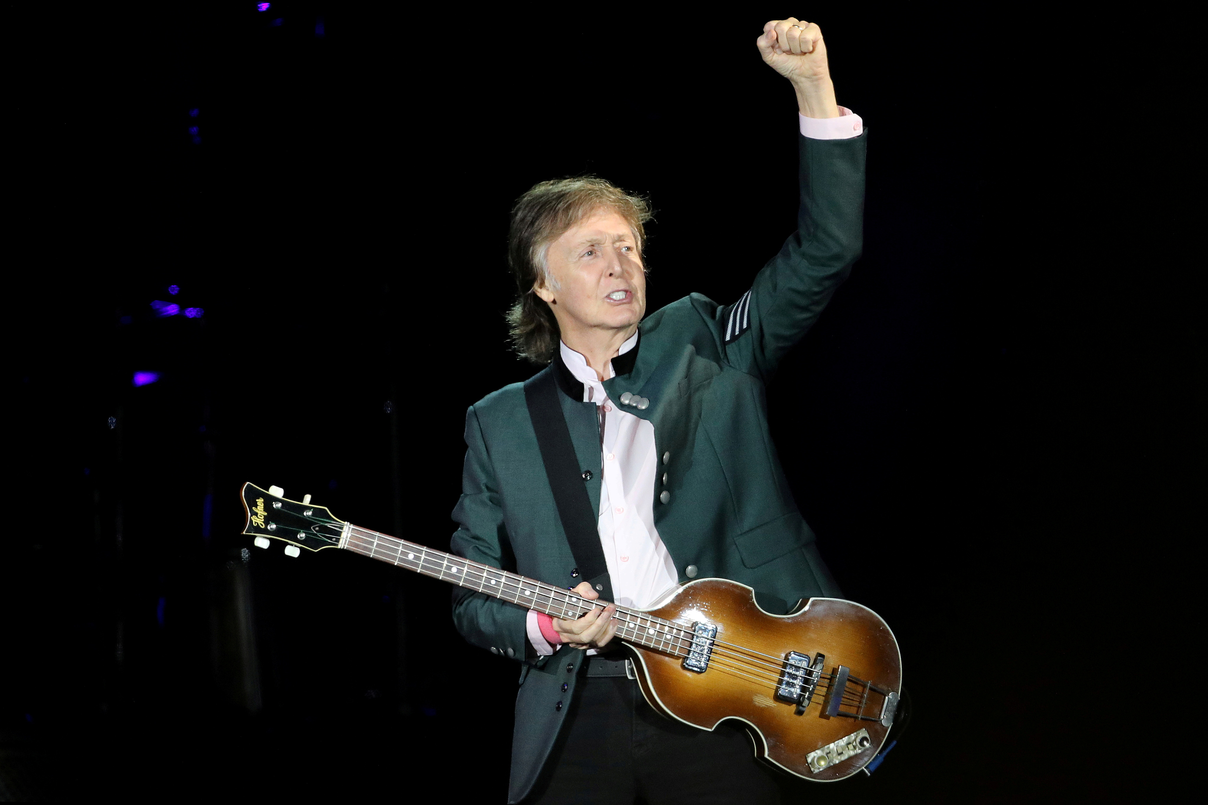 Paul McCartney performs during the 