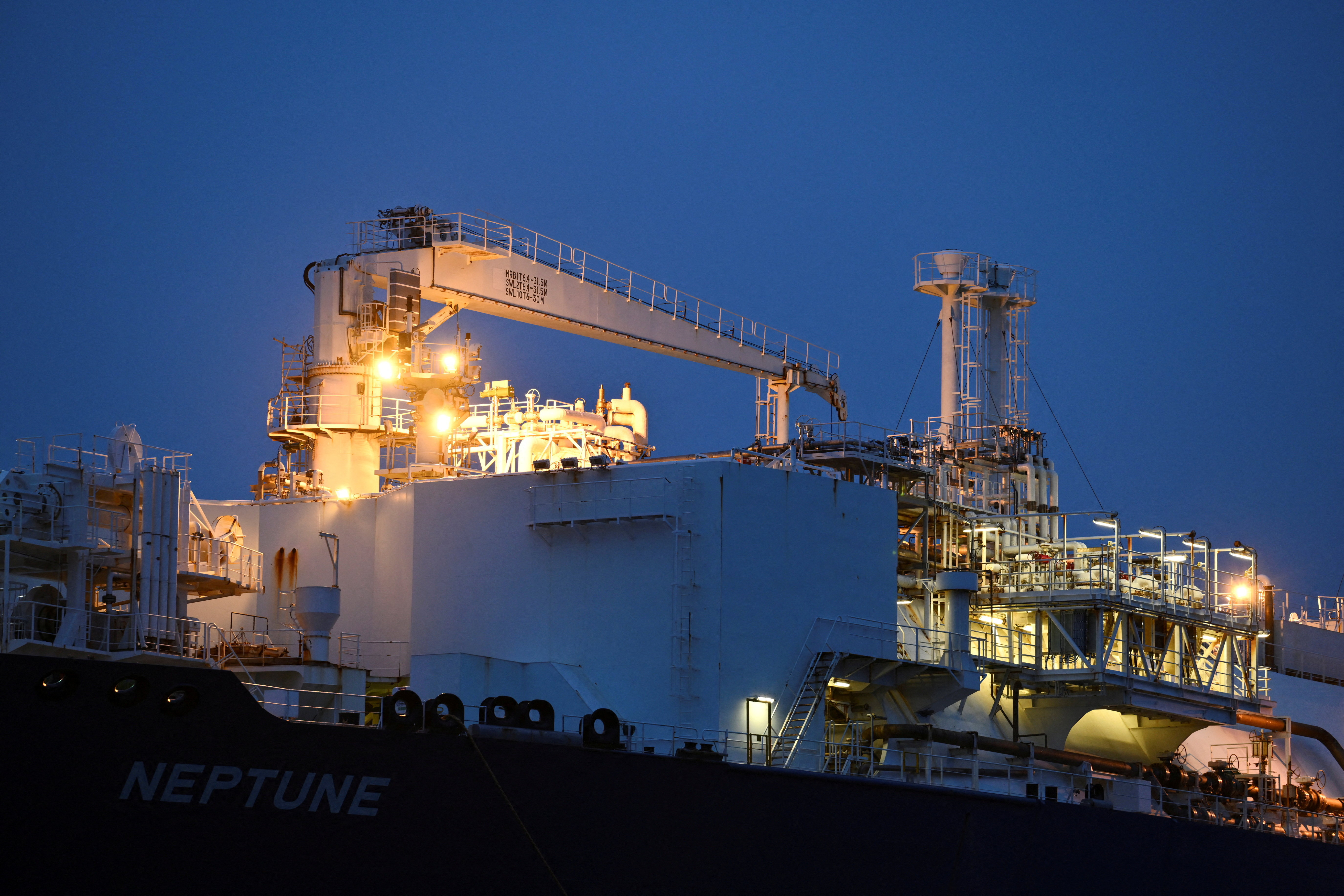 Germany inaugurates Liquefied Natural Gas (LNG) terminal 'Deutsche Ostsee' in Lubmin