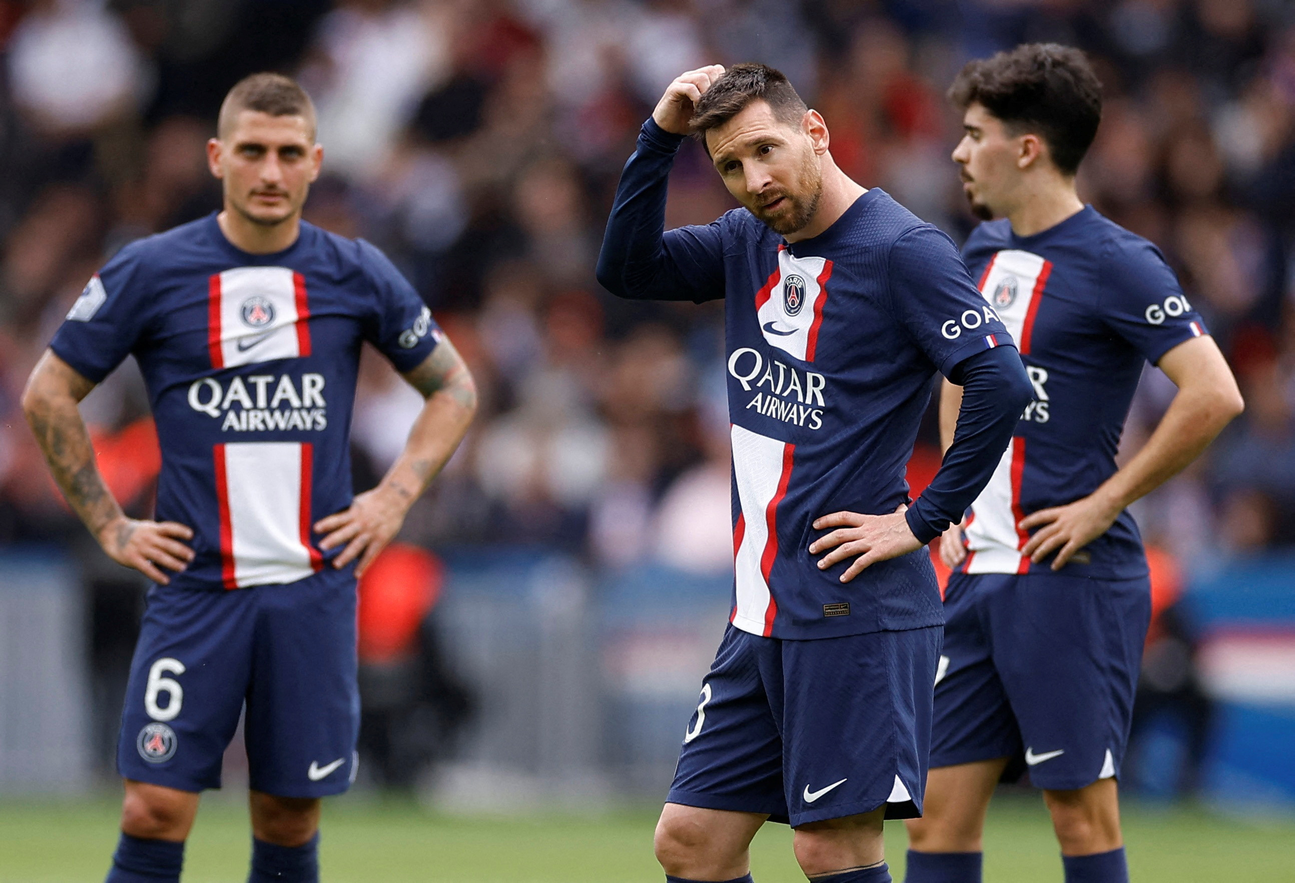 Lorient stun 10-man PSG with 3-1 win in Ligue 1 | Reuters