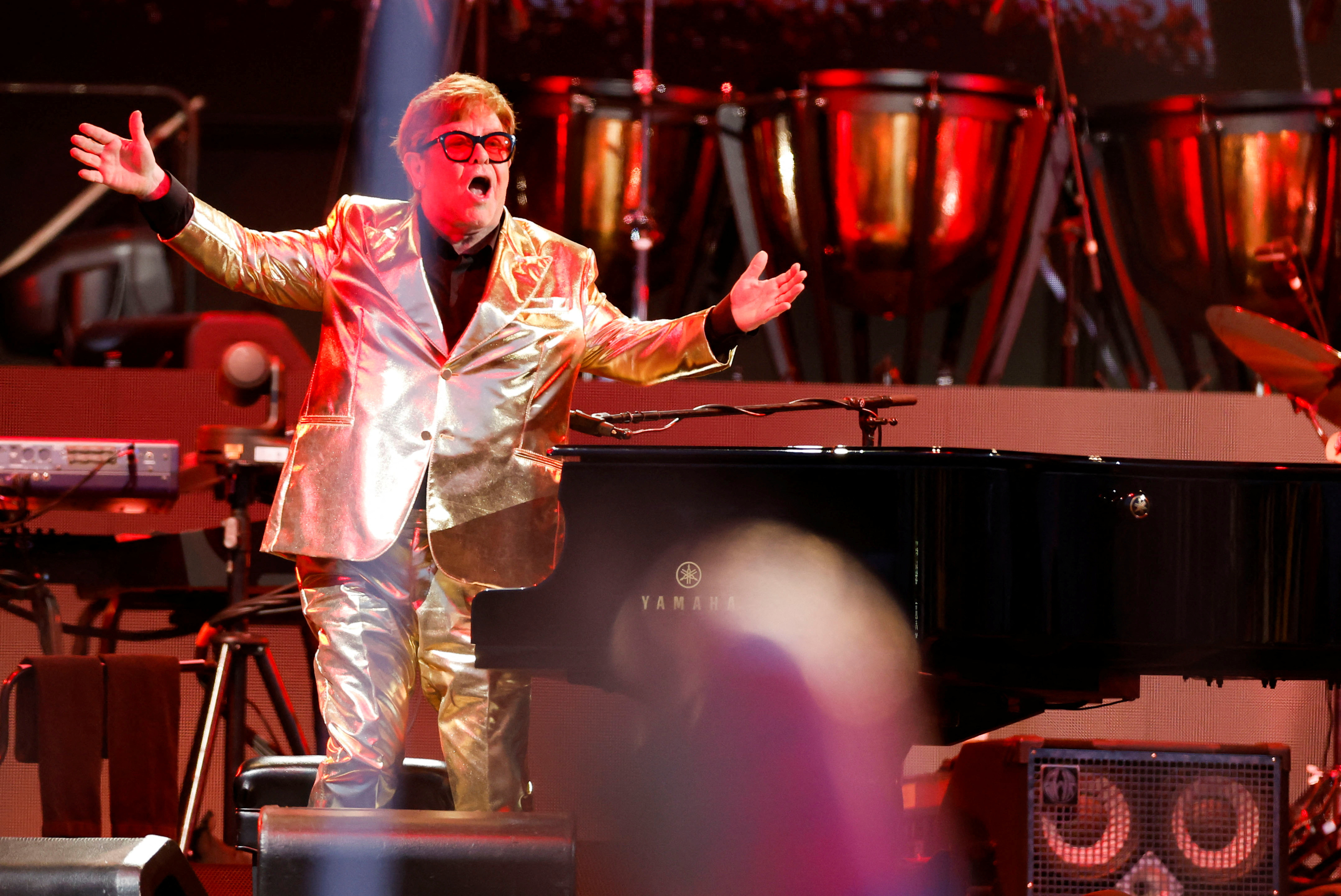 Glastonbury: Elton John's best stage outfits