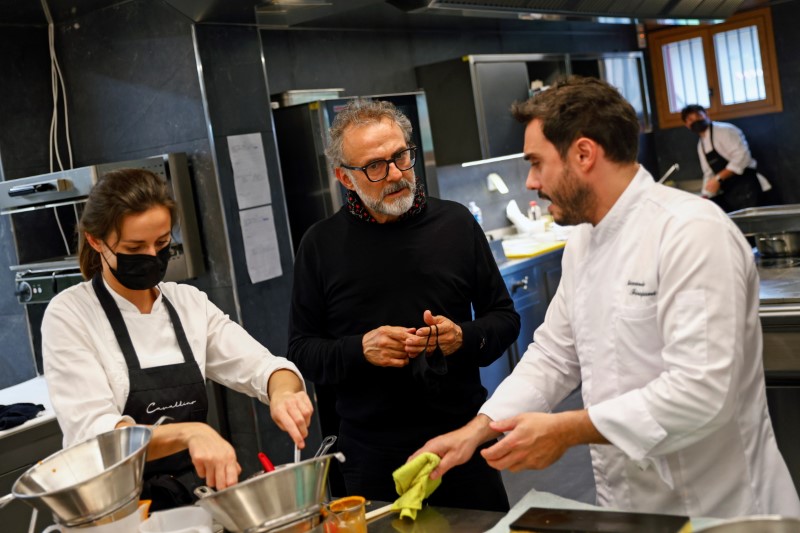 Ferrari opens its restaurant in hometown Maranello run by Michelin-starred chef Massimo Bottura
