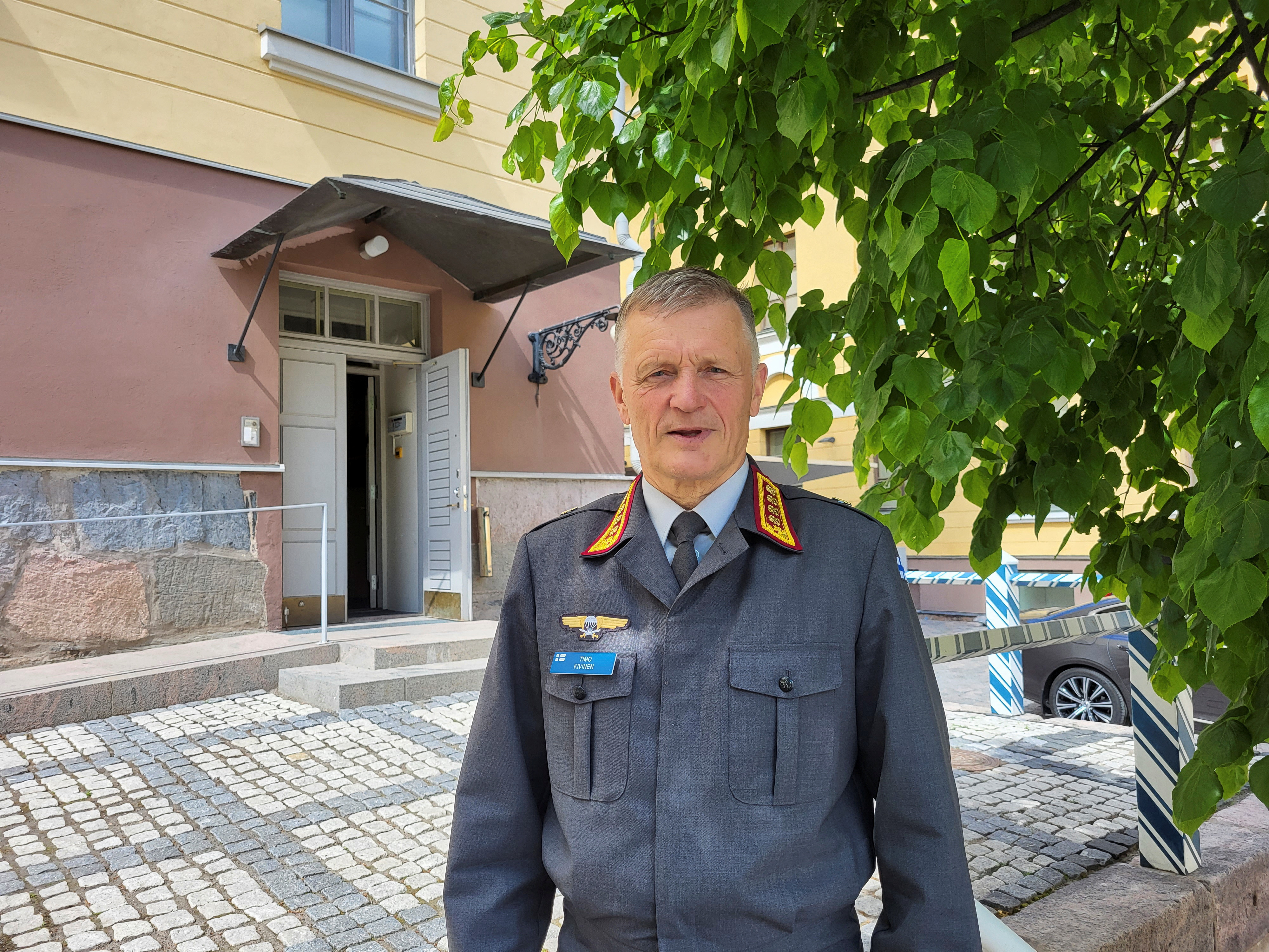 Interview with Finland's Chief of Defence Forces Kivinen on joining NATO, in Helsinki