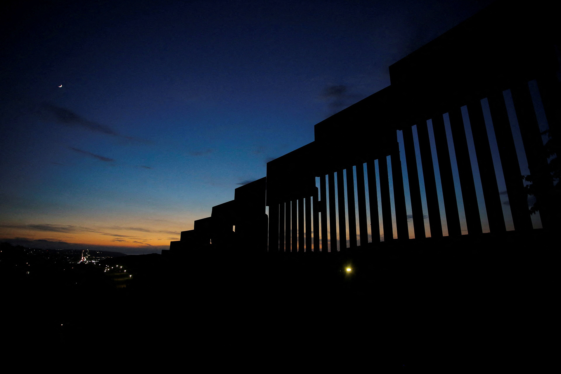 FILE PHOTO:A section of the border wall between Mexico and the United States, as pictured from Tijuana