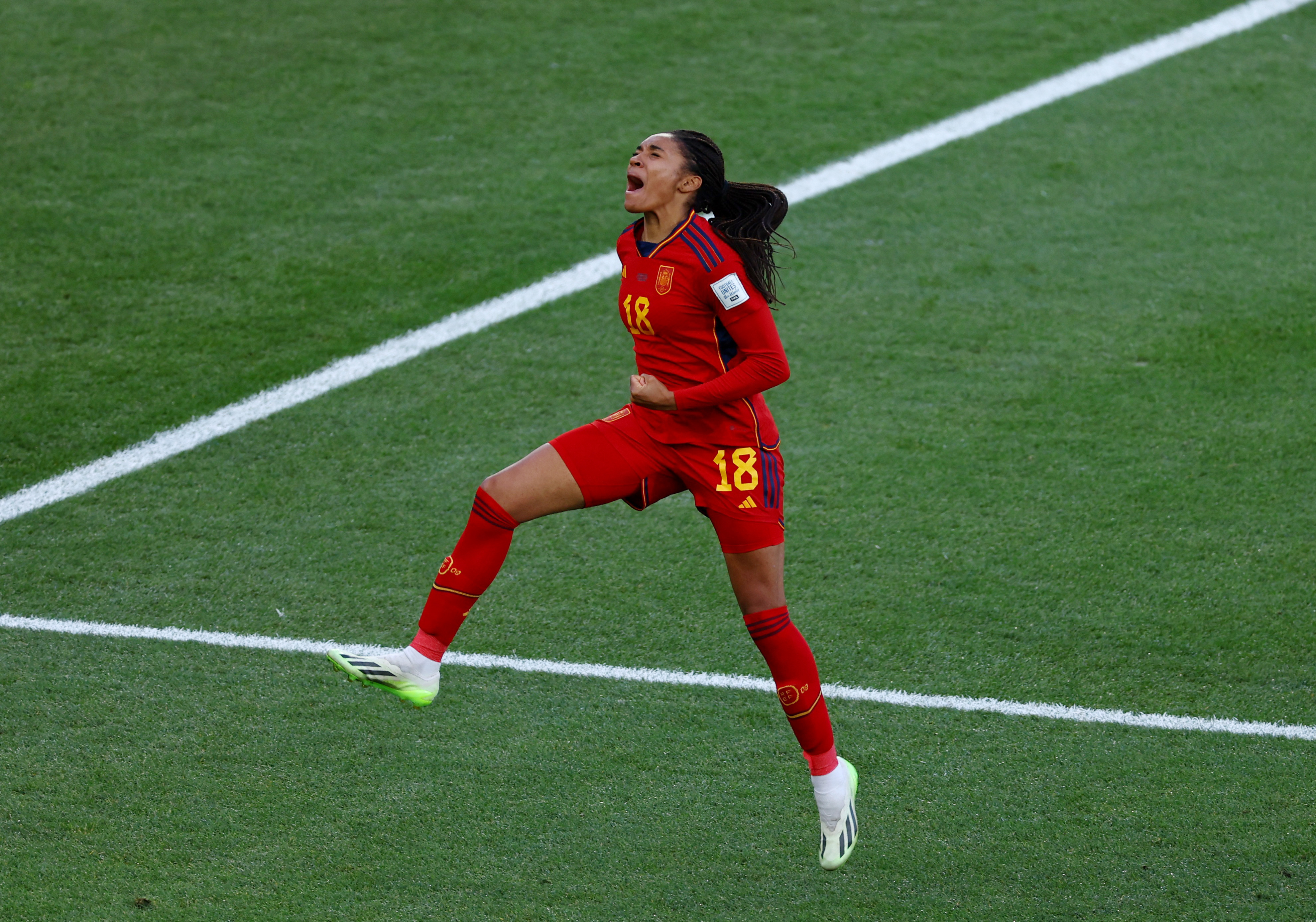 Teenager Paralluelo shines as Spain make history