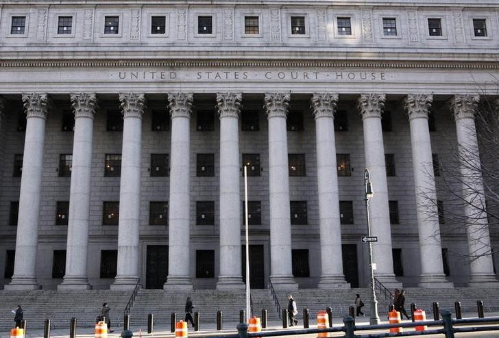 A view of the United States District Court for the Southern District of New York