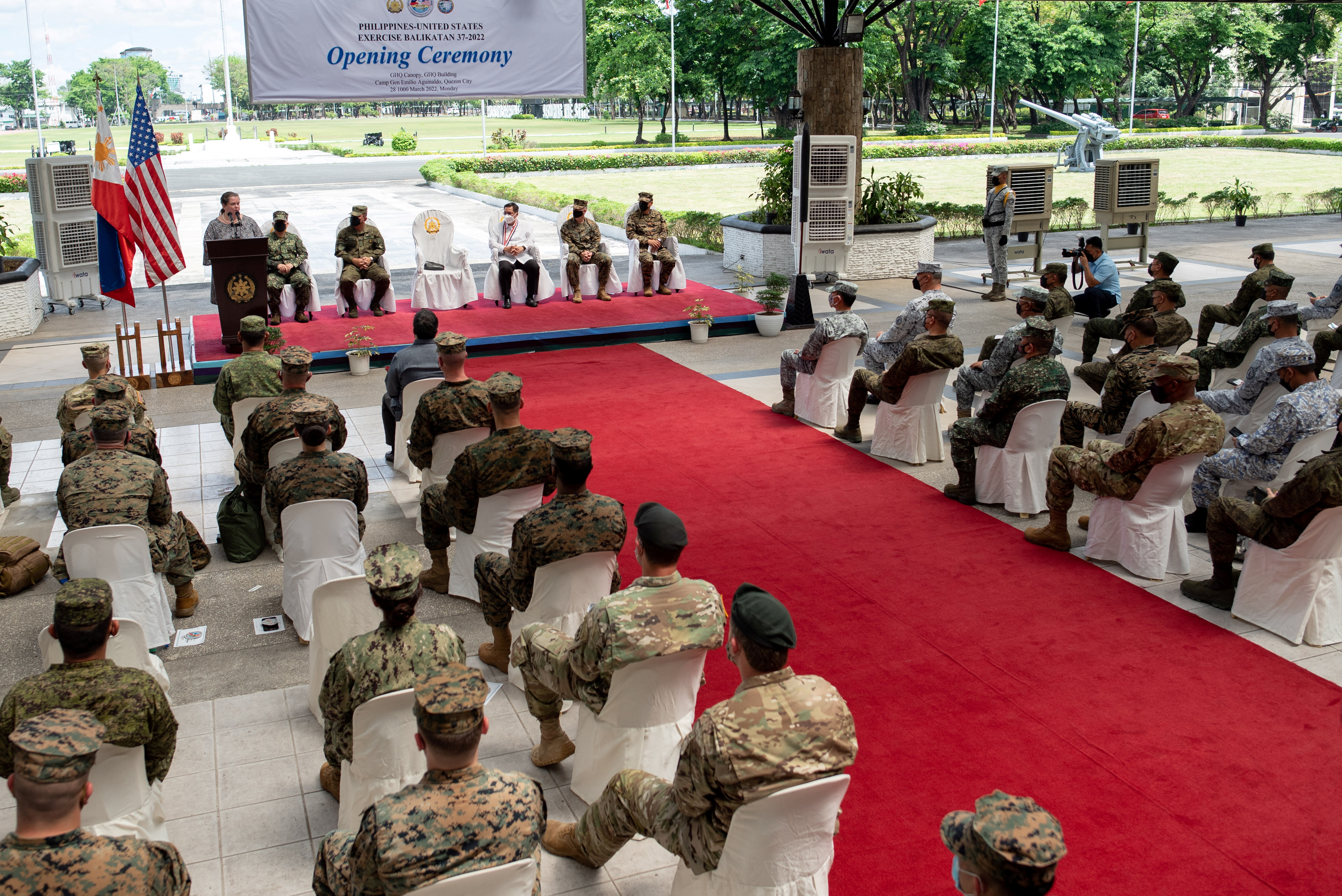 Opening ceremony of Balikatan joint military exercises