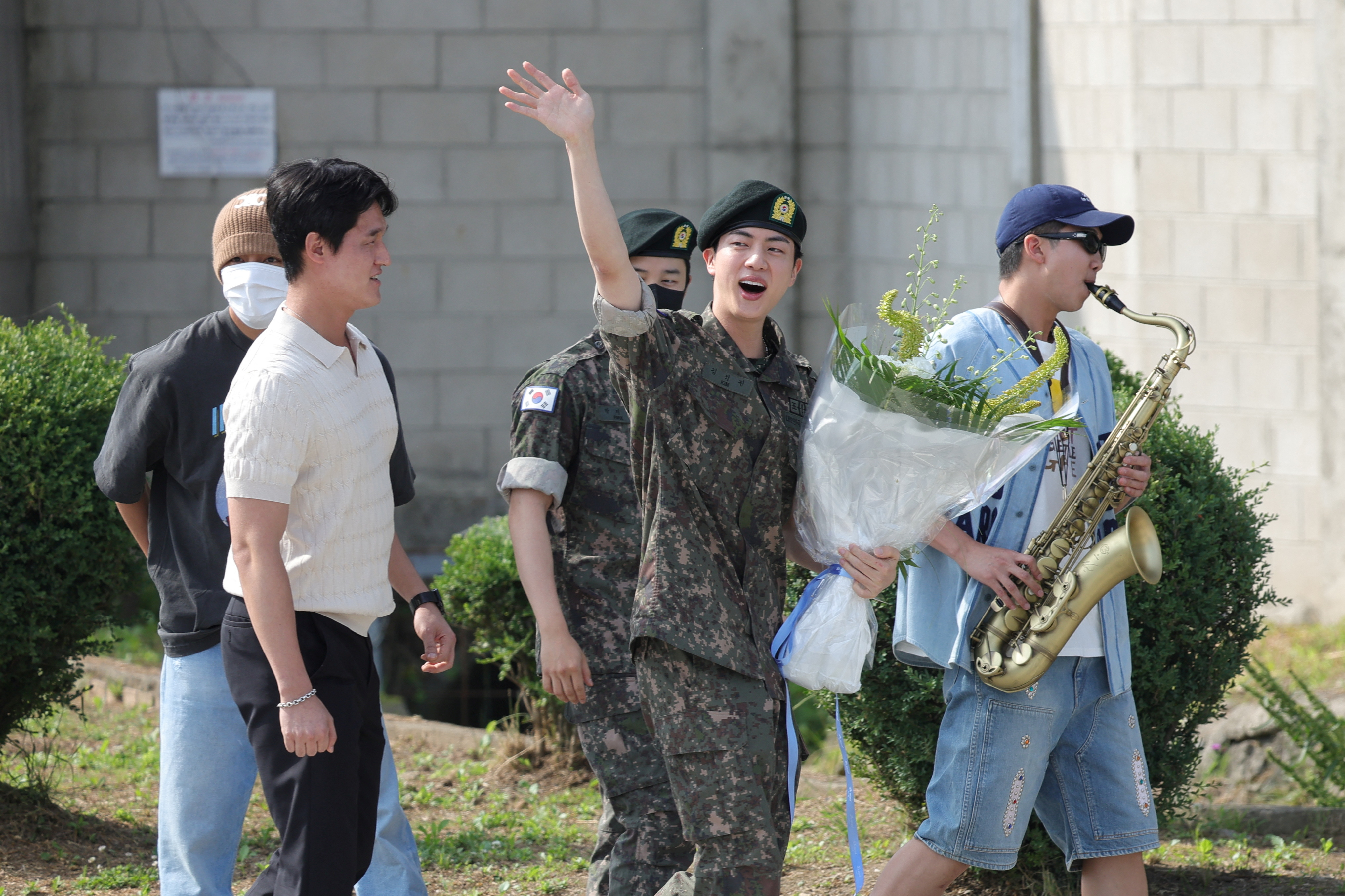 Jin, oldest member of K-pop's BTS, finishes army service in South