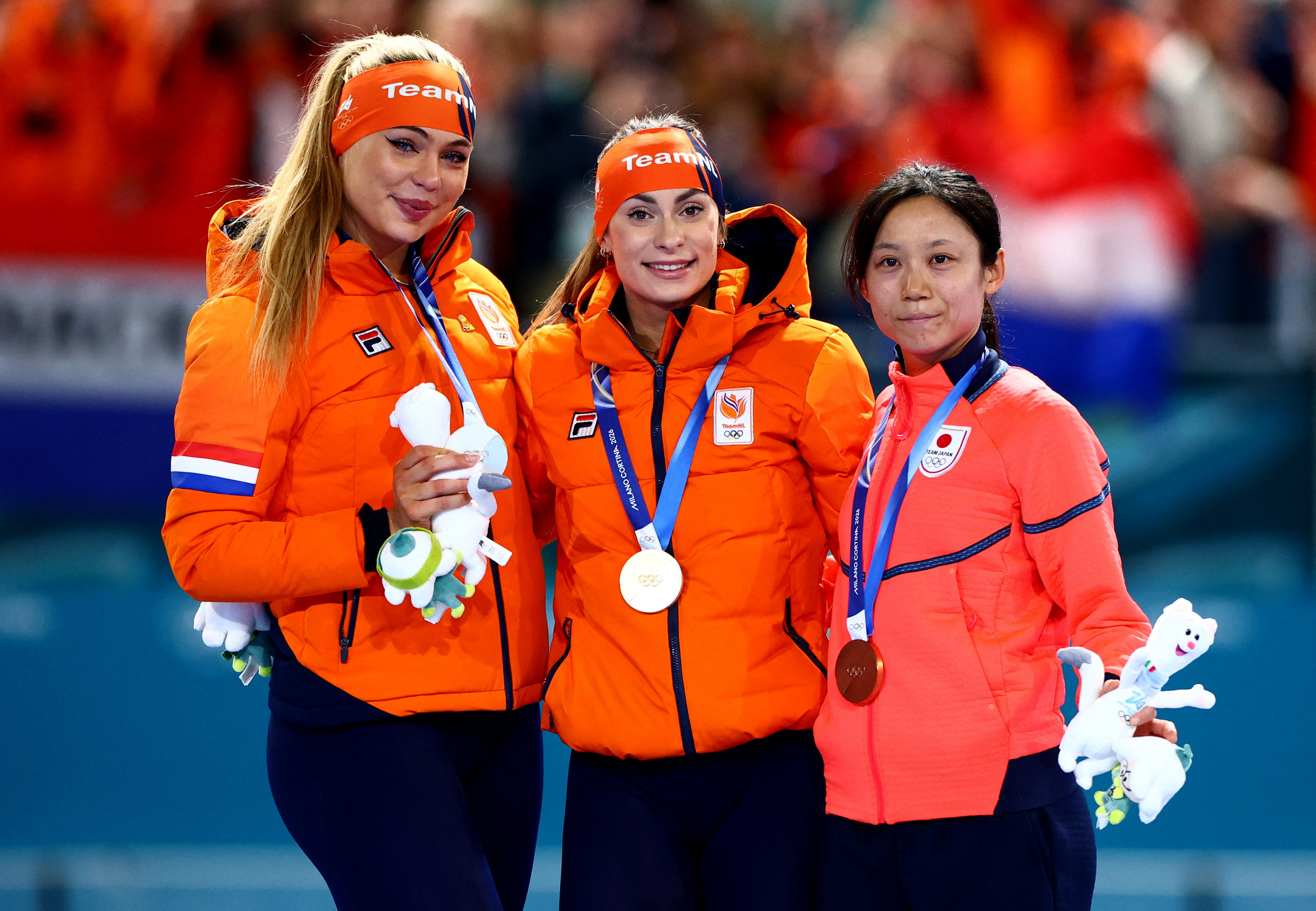 五輪＝高木が銅、日本女子最多メダル9個目 スピードスケート500m