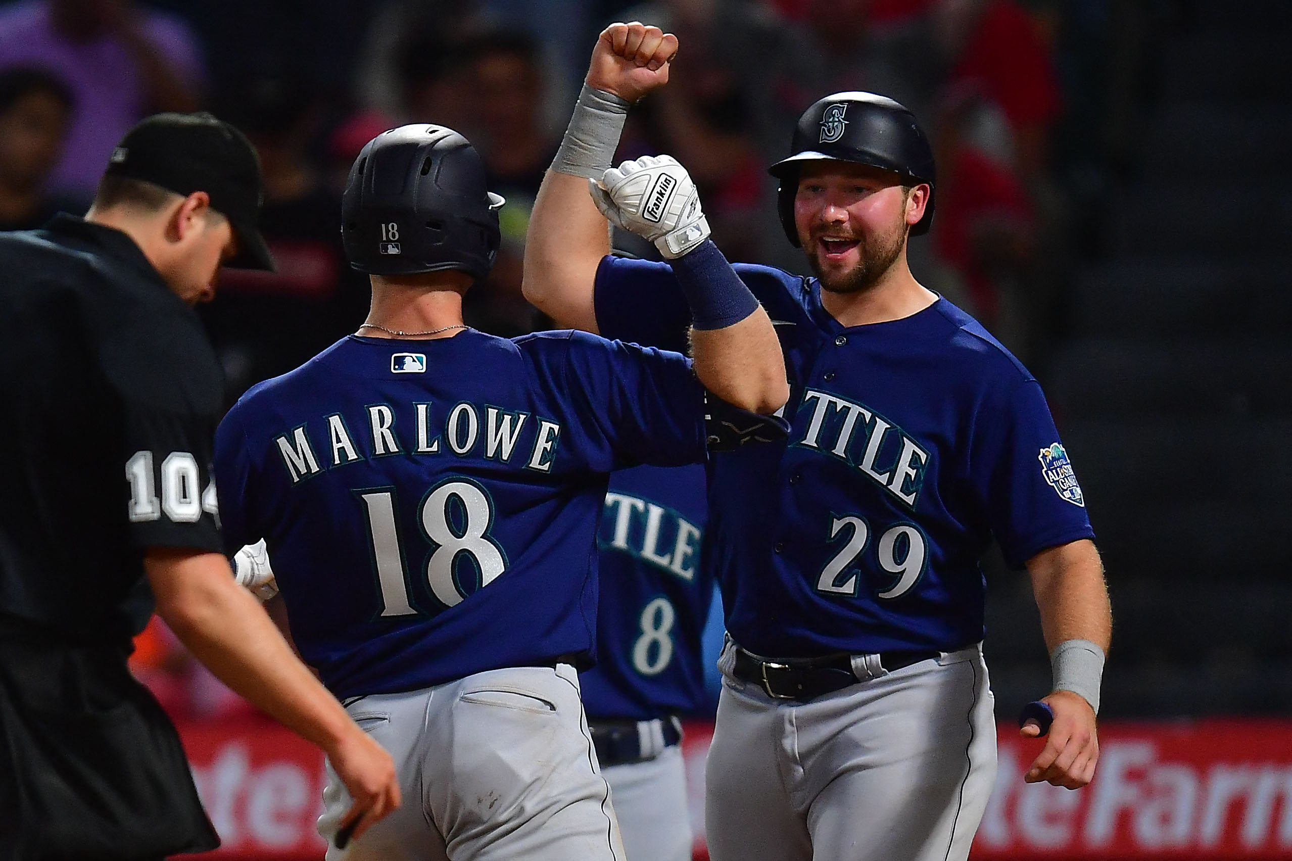 Cade Marlowe upstages Shohei Ohtani with 9th-inning grand slam as Mariners  rally, National Sports