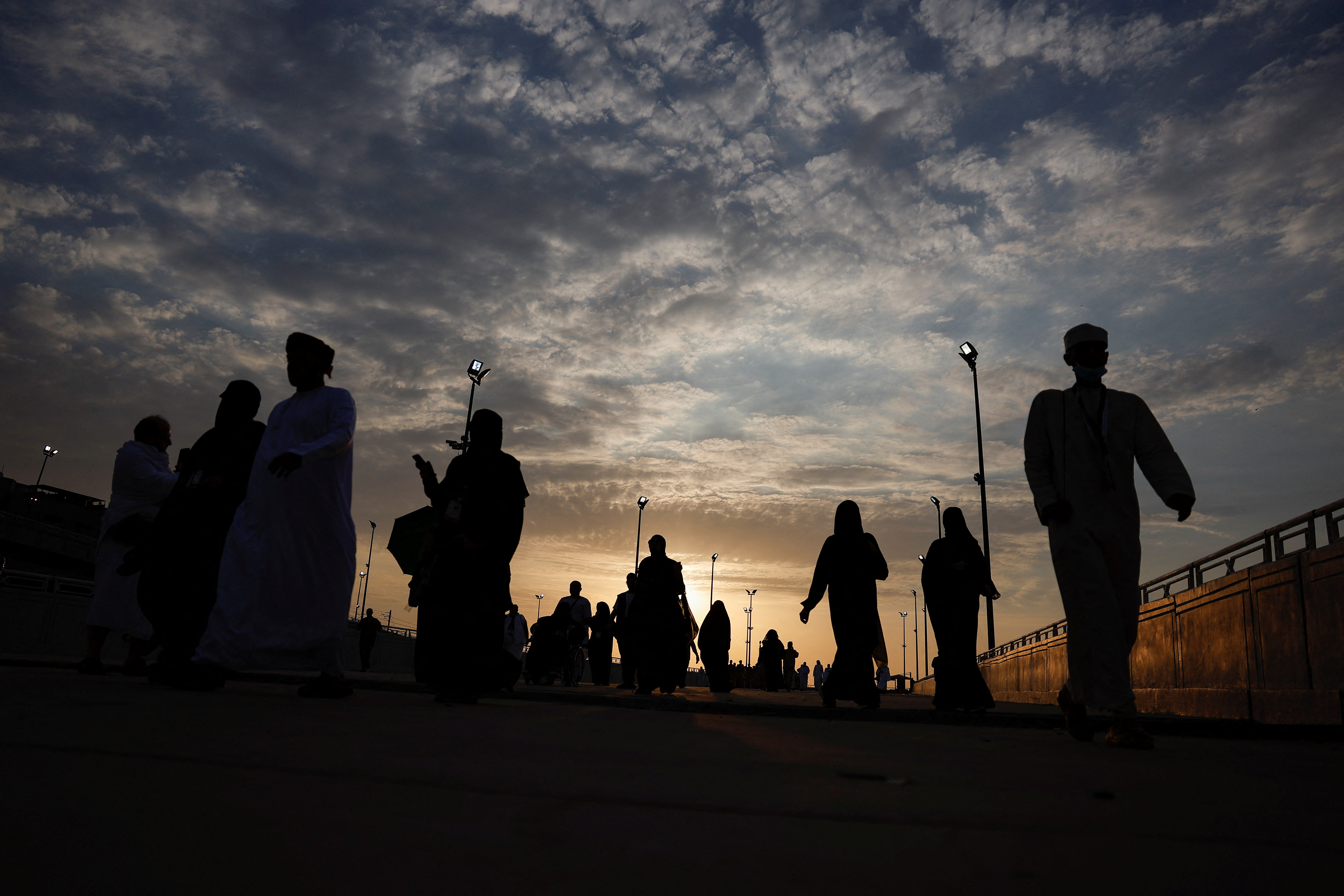 Annual haj pilgrimage in Mina