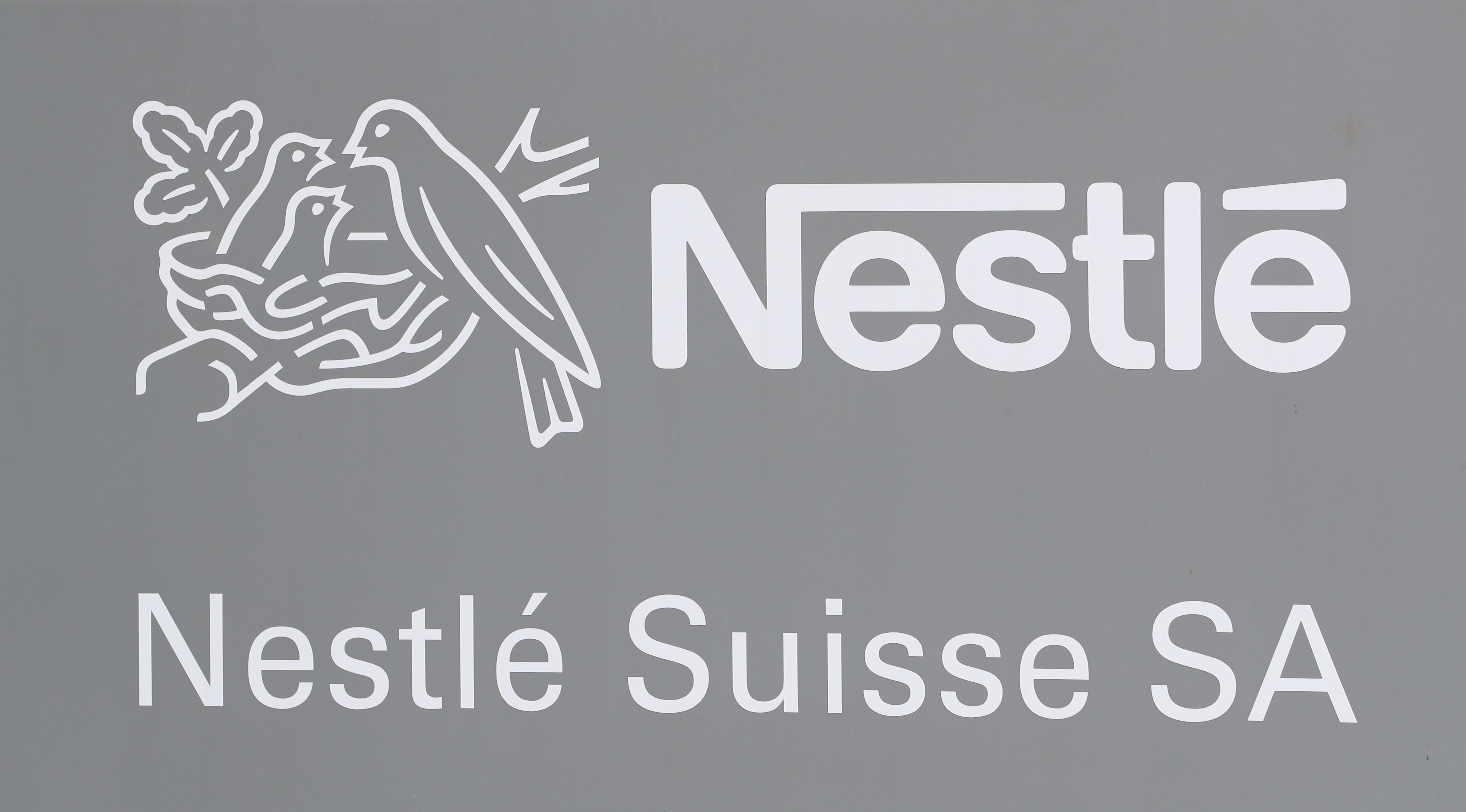 Logo of Nestle is seen in Konolfingen