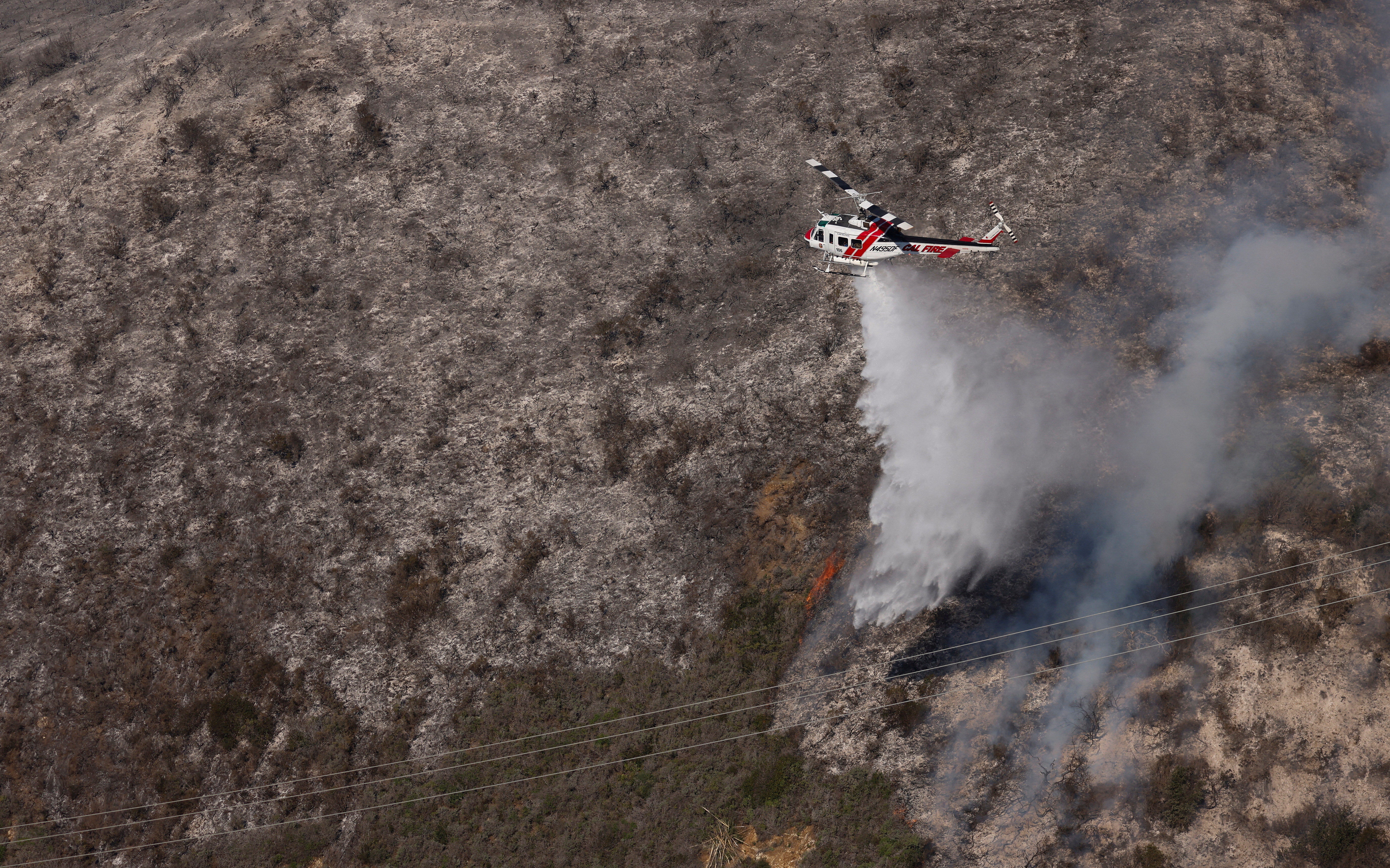 Colorado fire burns near Big Sur