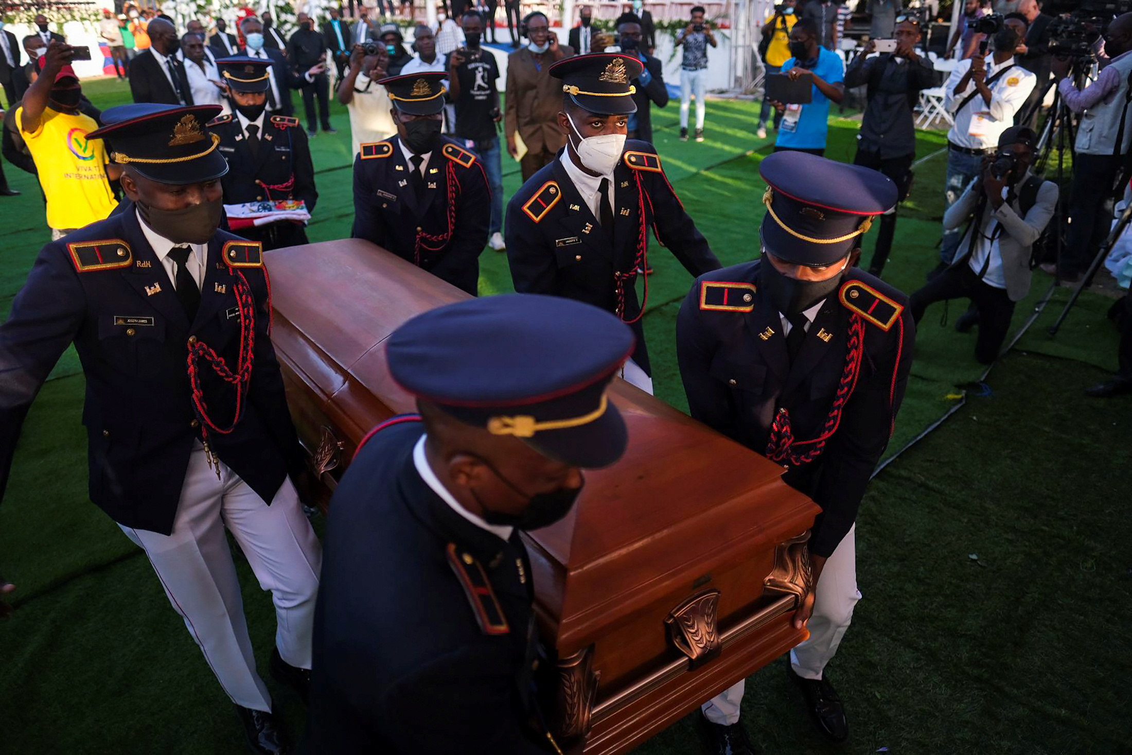 Haiti holds funeral for assassinated Presidente Jovenel Moise in Cap-Haitien