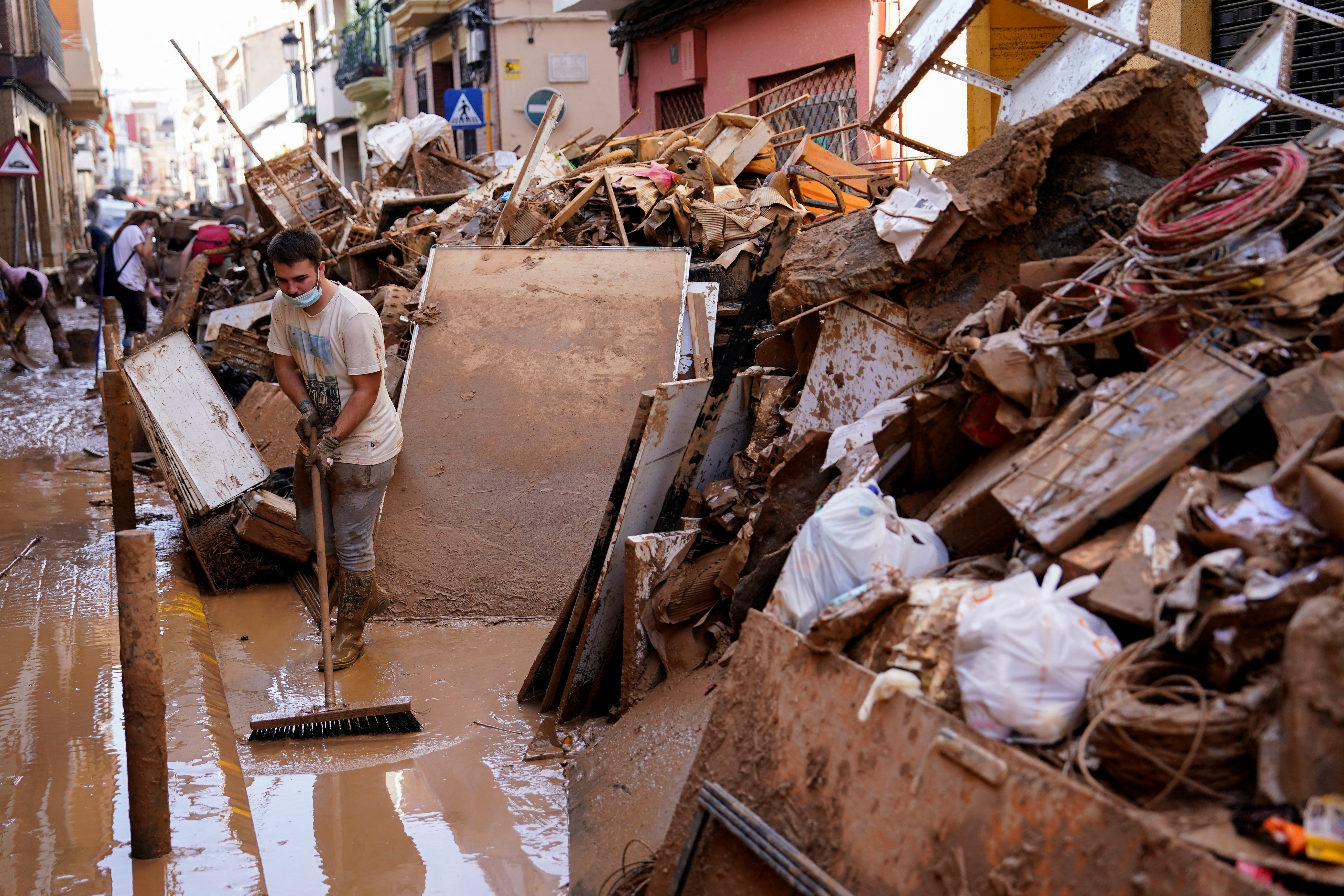 Aftermath of floods in Spain