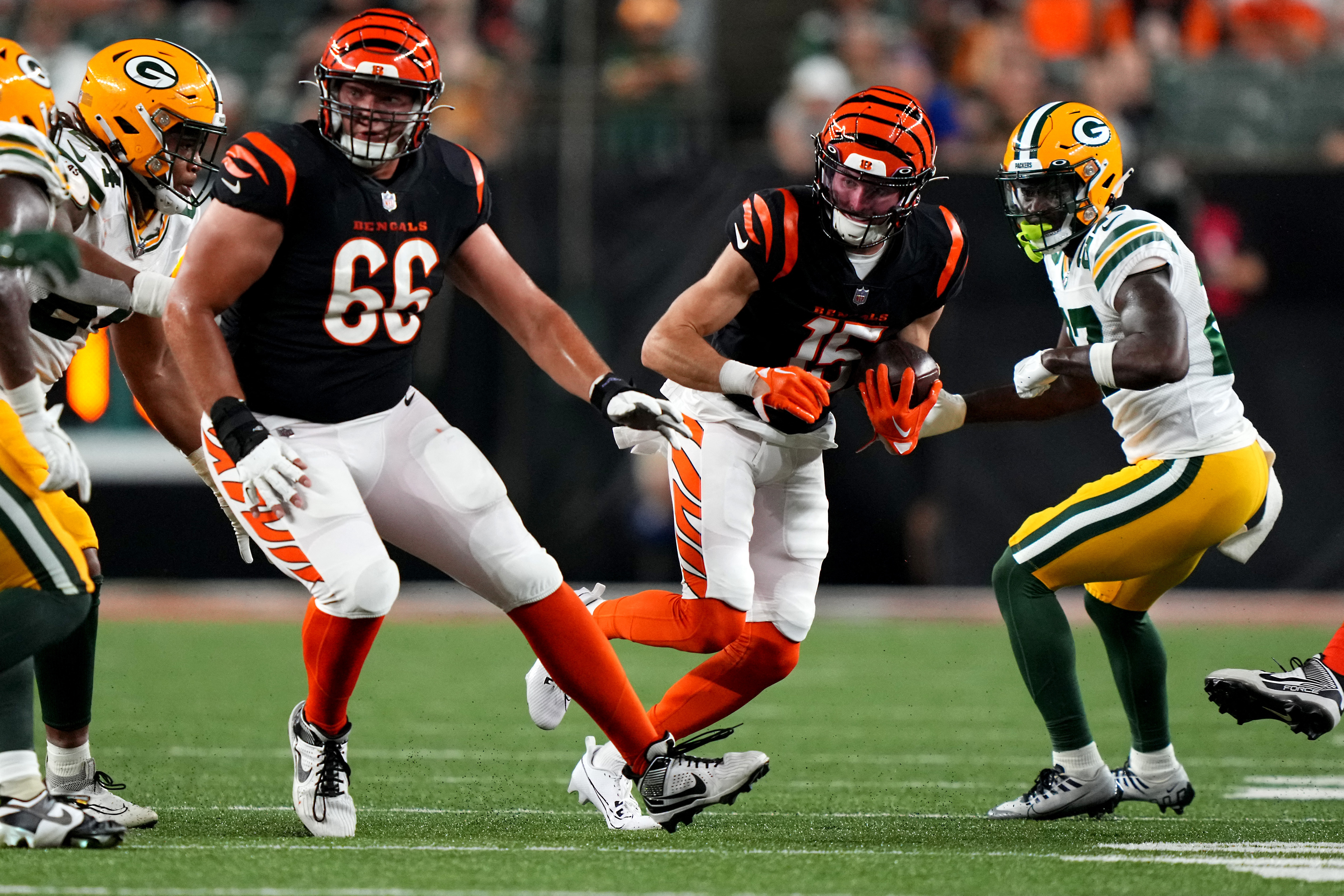 Emanuel Wilson, Packers run past Bengals