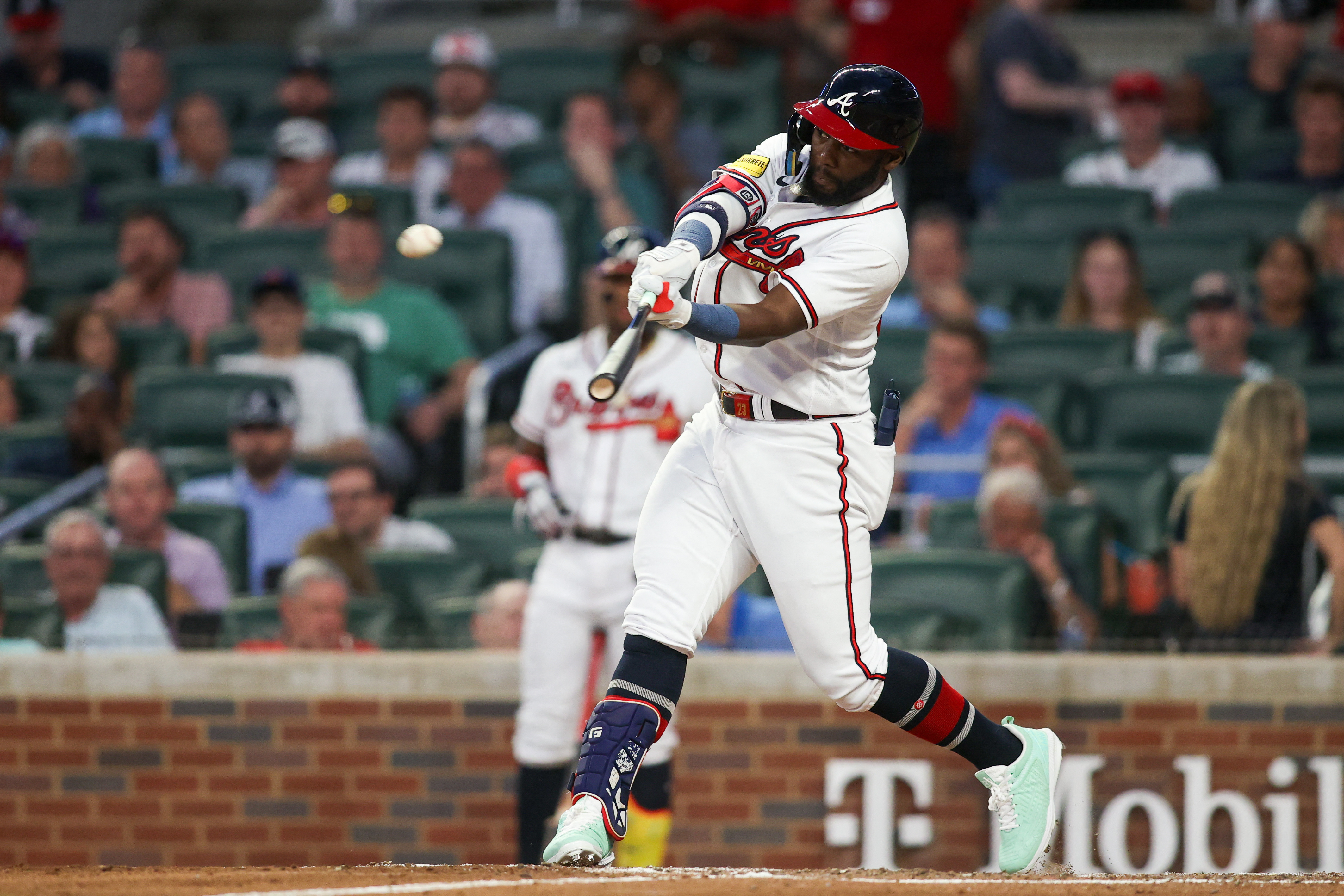 Harris ends power drought with 2 homers as Strider, Braves beat Angels 5-1  - The San Diego Union-Tribune