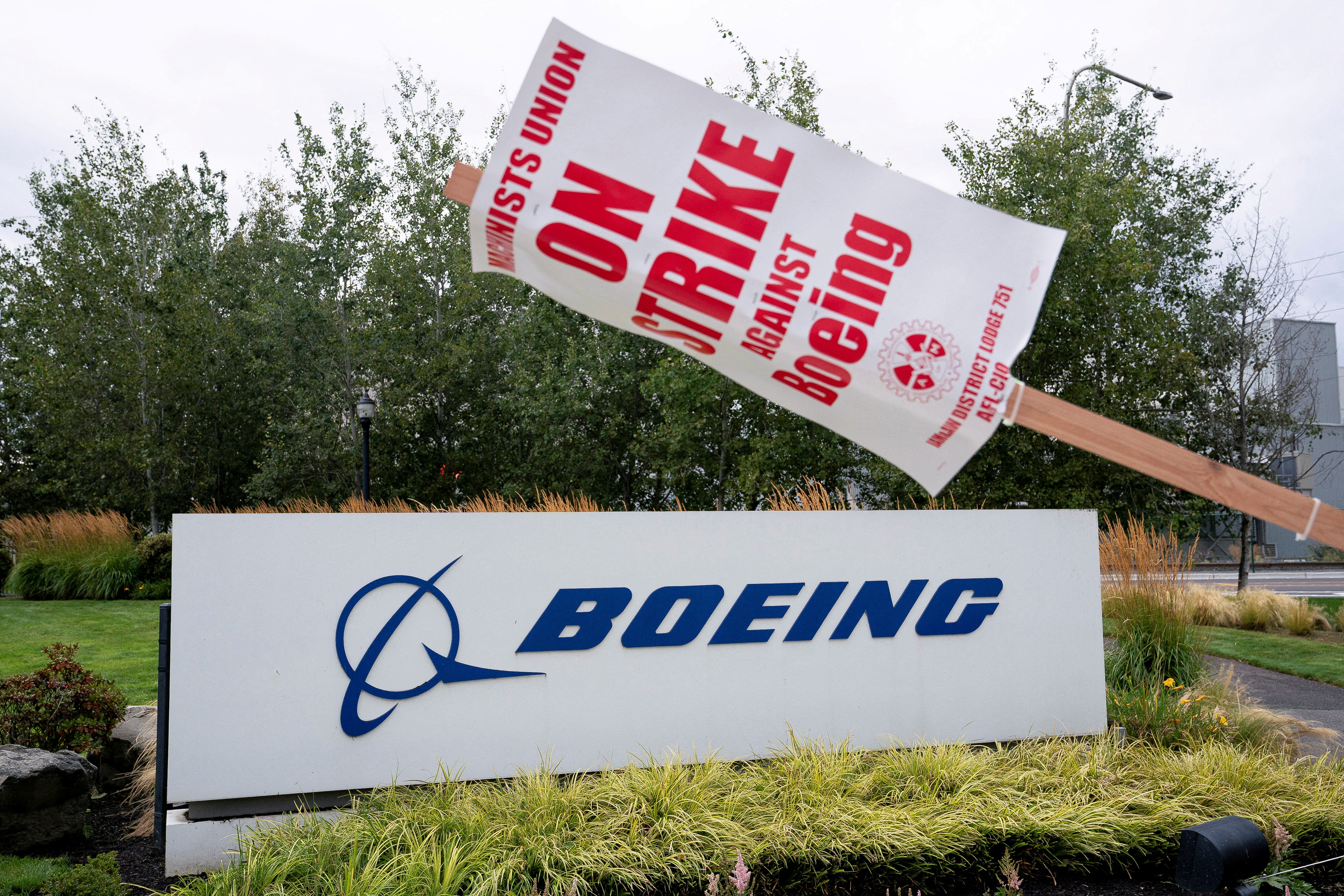 Boeing's Washington state factory strike in Renton