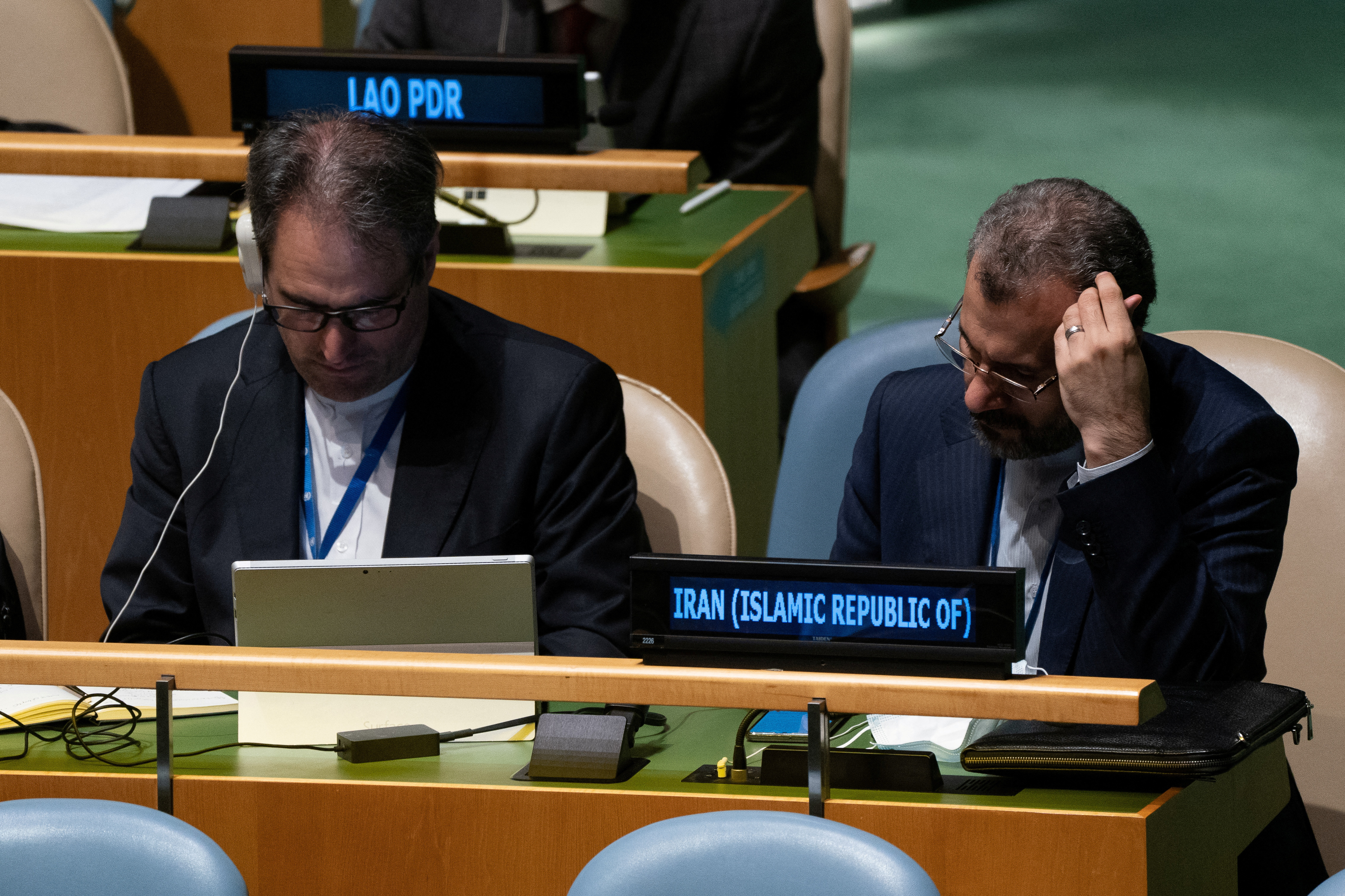 Delegates from Iran Attend the Nuclear Non-Proliferation Treaty Review Conference in New York