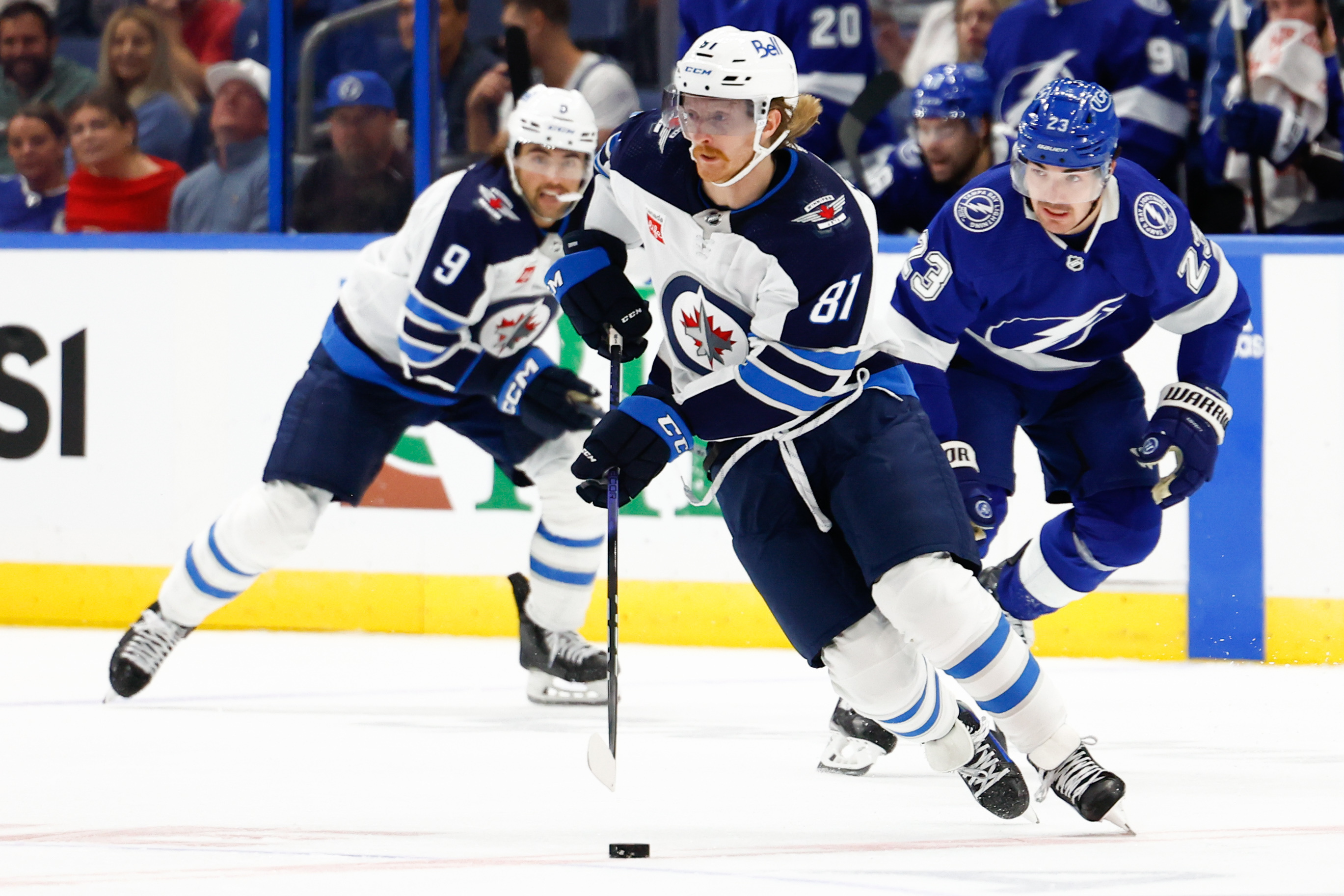 Adam Lowry leads Jets past Lightning in overtime | Reuters