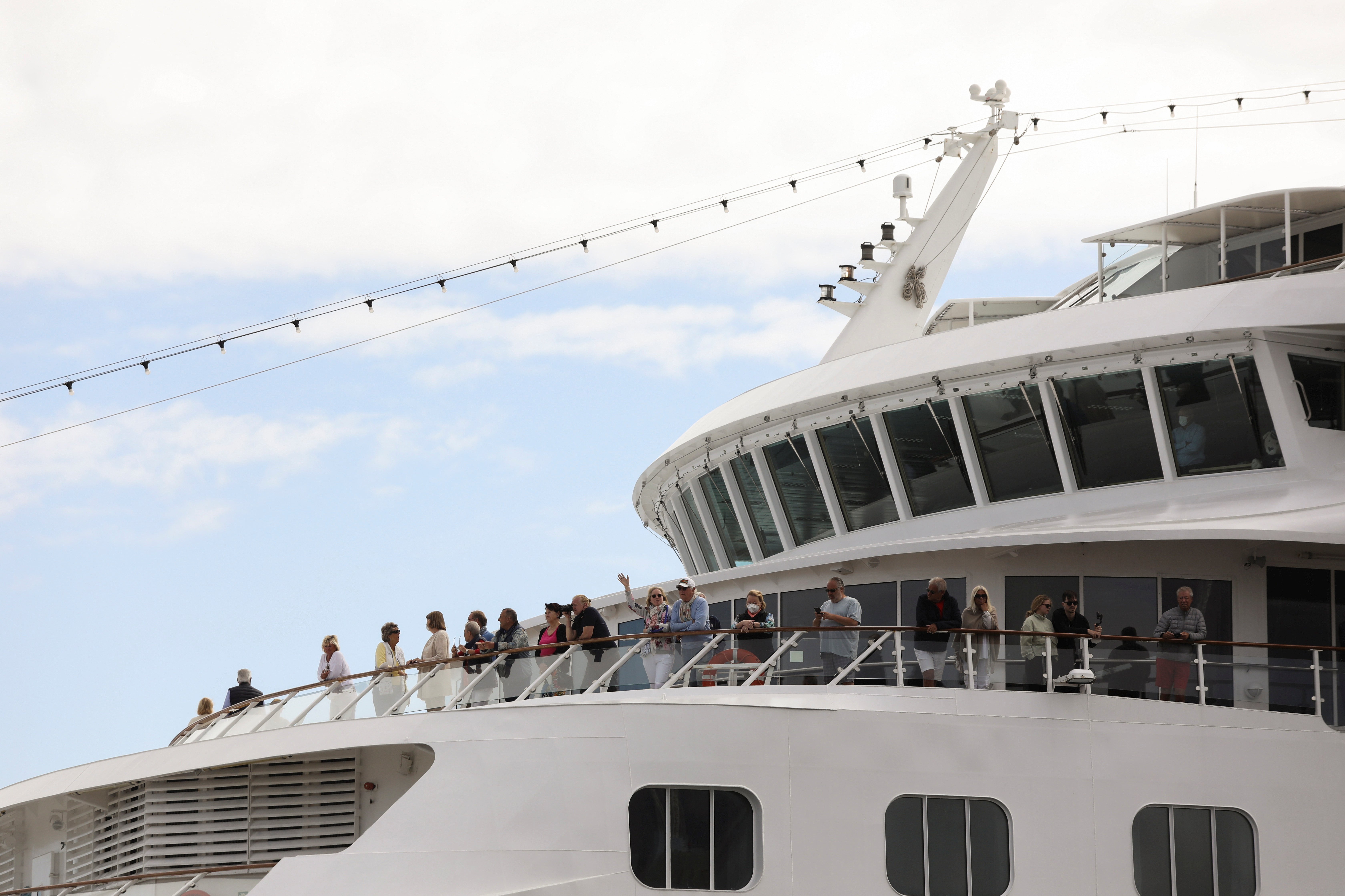 First post-COVID cruise ship docks in Cape Town